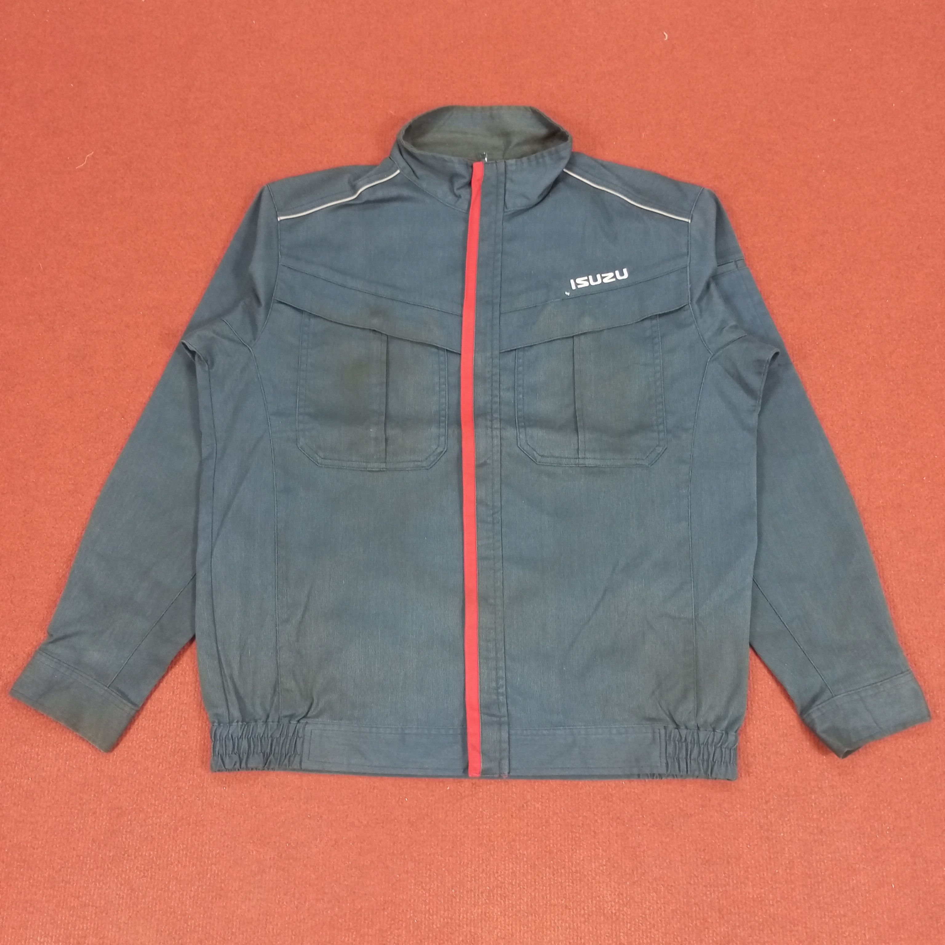 Vintage ISUZU Japanese Brand Workwear Style Jacket Size US L / EU 52-54 / 3 - 1 Thumbnail