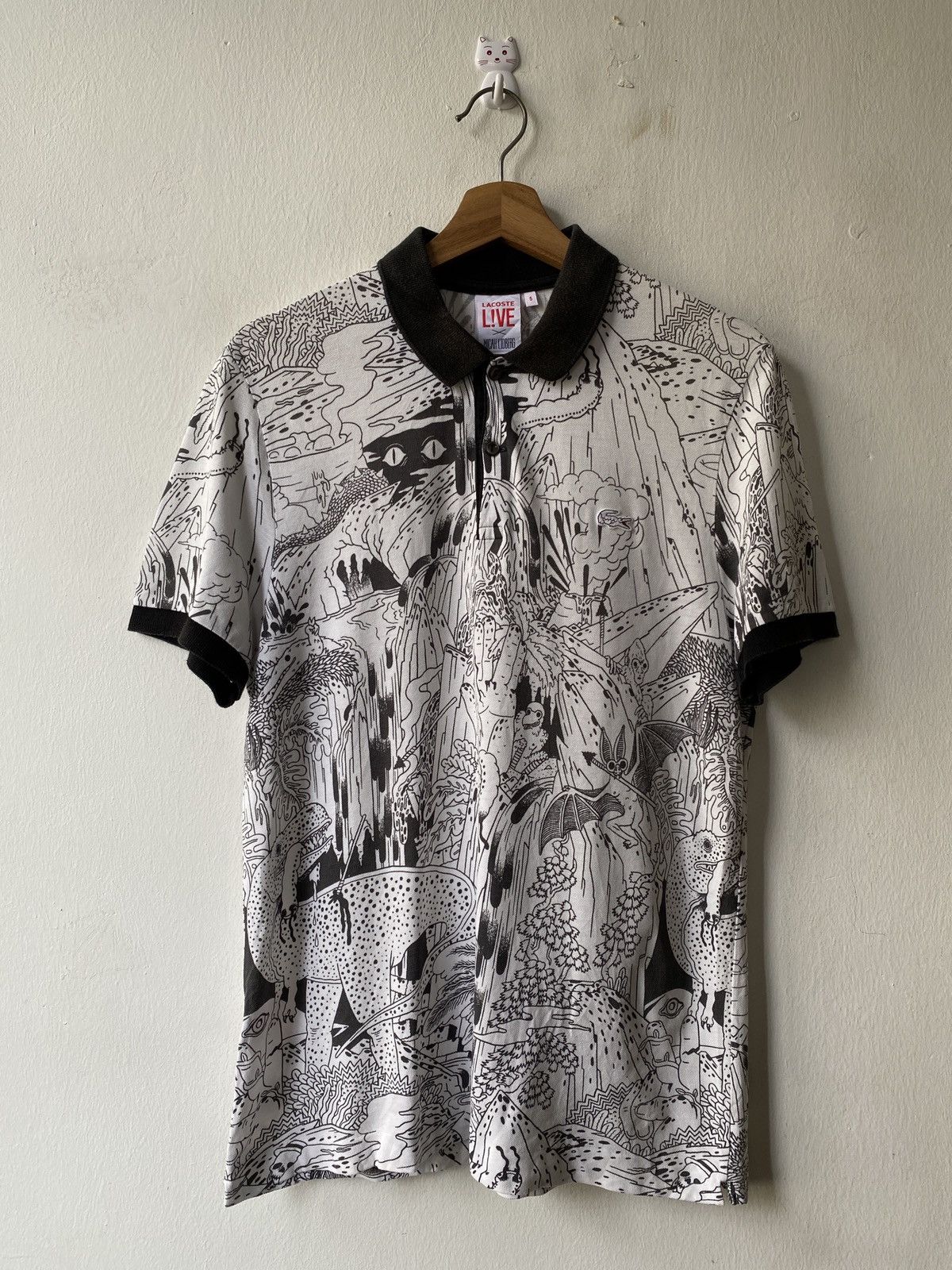 Lacoste × Vintage Lacoste x Micah Lidberg Overprint Polos Shirt Size US M / EU 48-50 / 2 - 3 Thumbnail