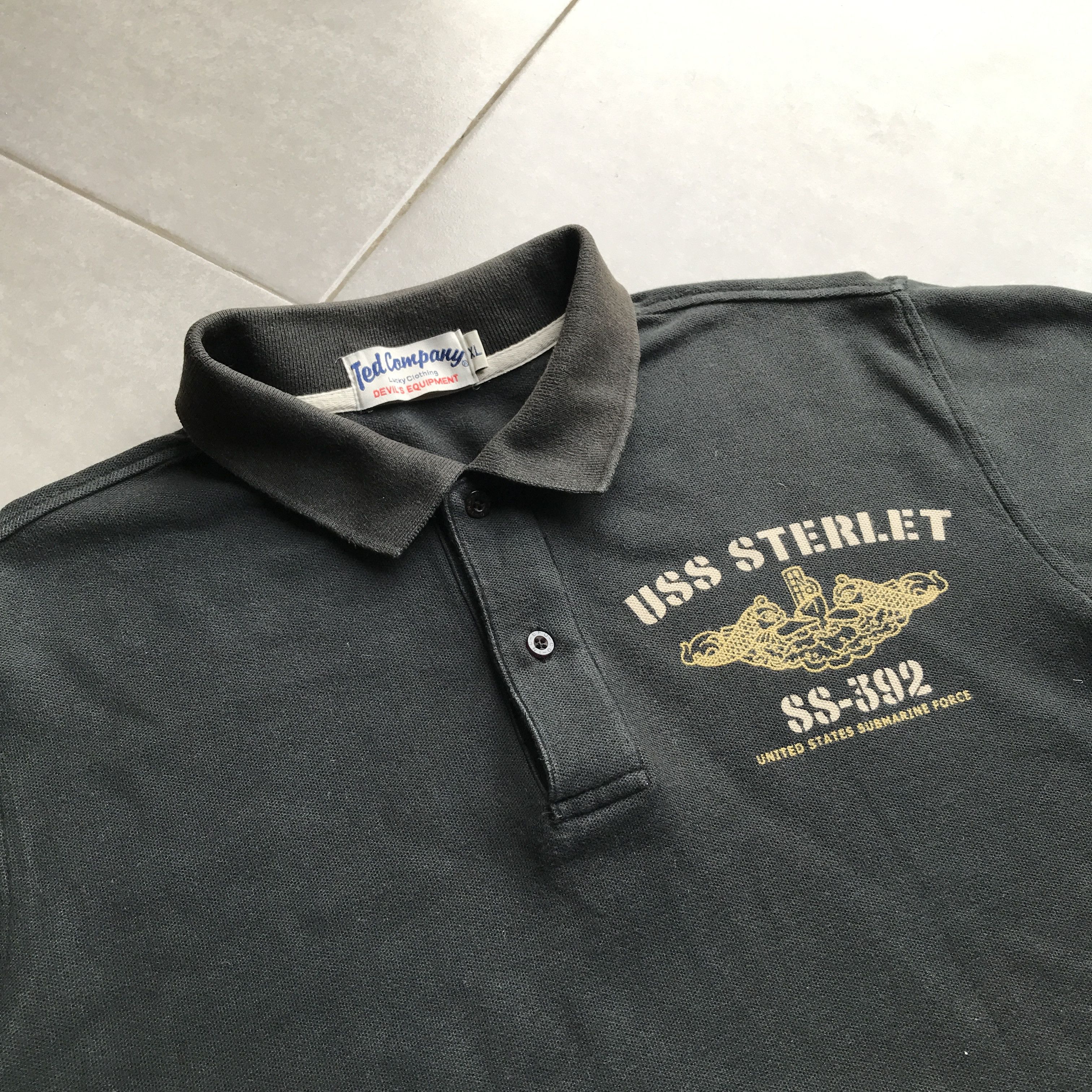 Vintage Vintage ted company us sub marine force Size US XL / EU 56 / 4 - 4 Thumbnail