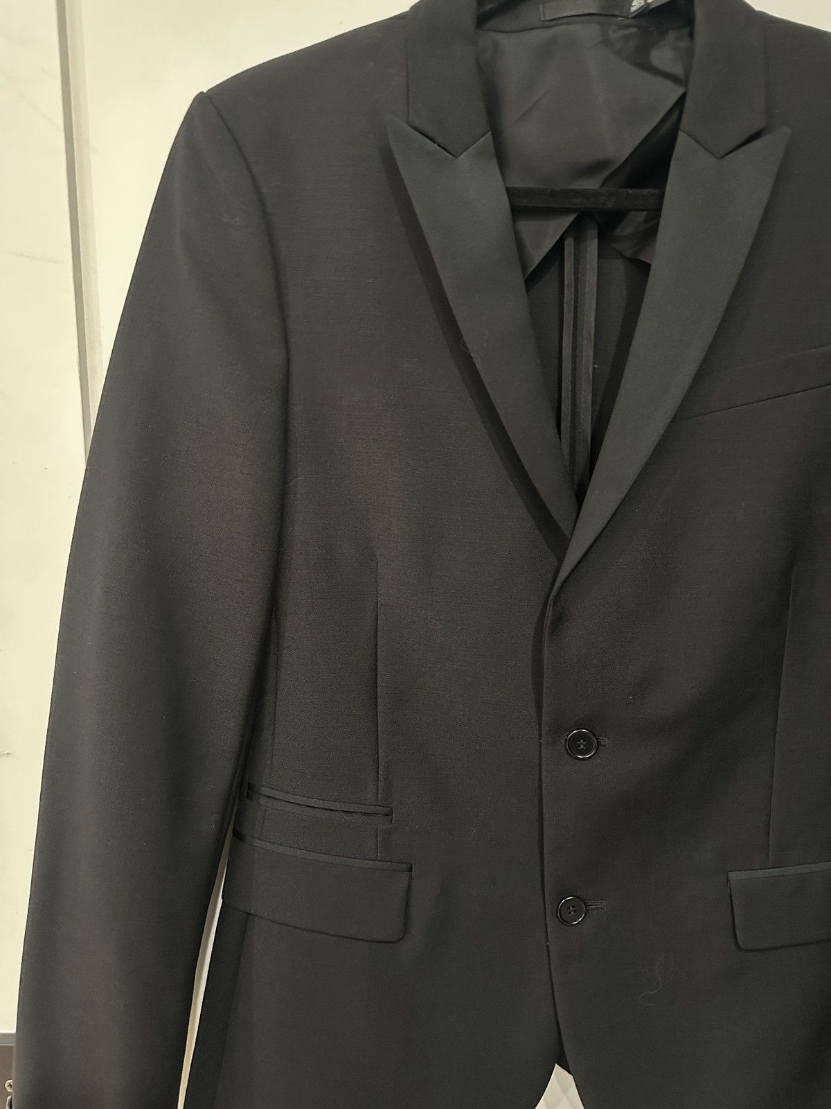 Blk Dnm BLK DNM Peak Lapel Tux Blazer Size 48S - 2 Thumbnail