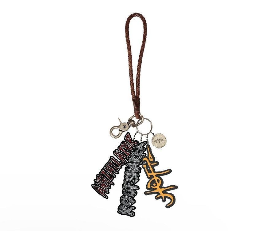 image of Travis Scott Utopia A.u.r Keychain in Black, Men's