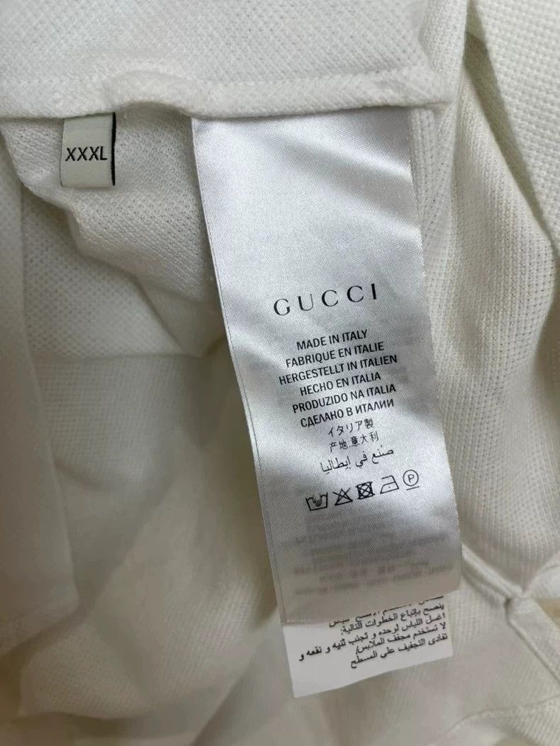 Gucci Gucci Size XXXL Neckline embroidery polo short sleeves 2501 Size US XXL / EU 58 / 5 - 5 Thumbnail