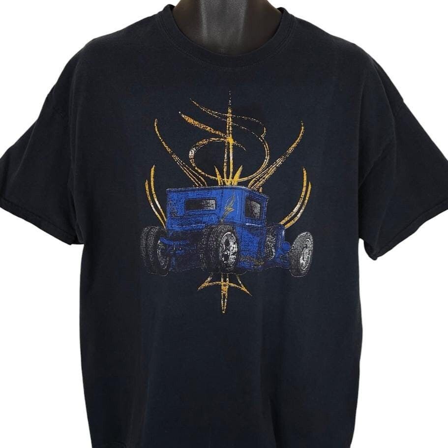 Vintage Vintage Model T Ford Coupe T Shirt Mens Size XL Black 90s Size US XL / EU 56 / 4 - 1 Thumbnail