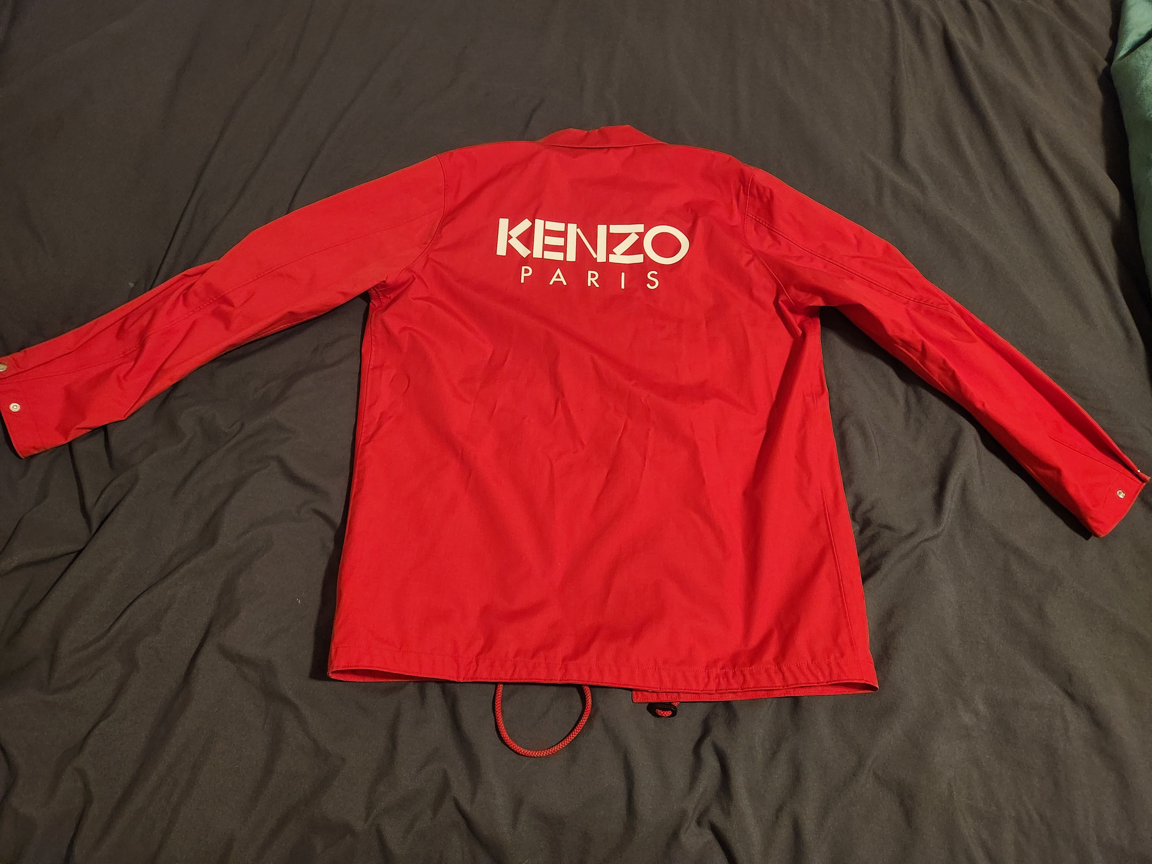 Kenzo Kenzo Paris Coach Jacket Red Size US M / EU 48-50 / 2 - 2 Thumbnail