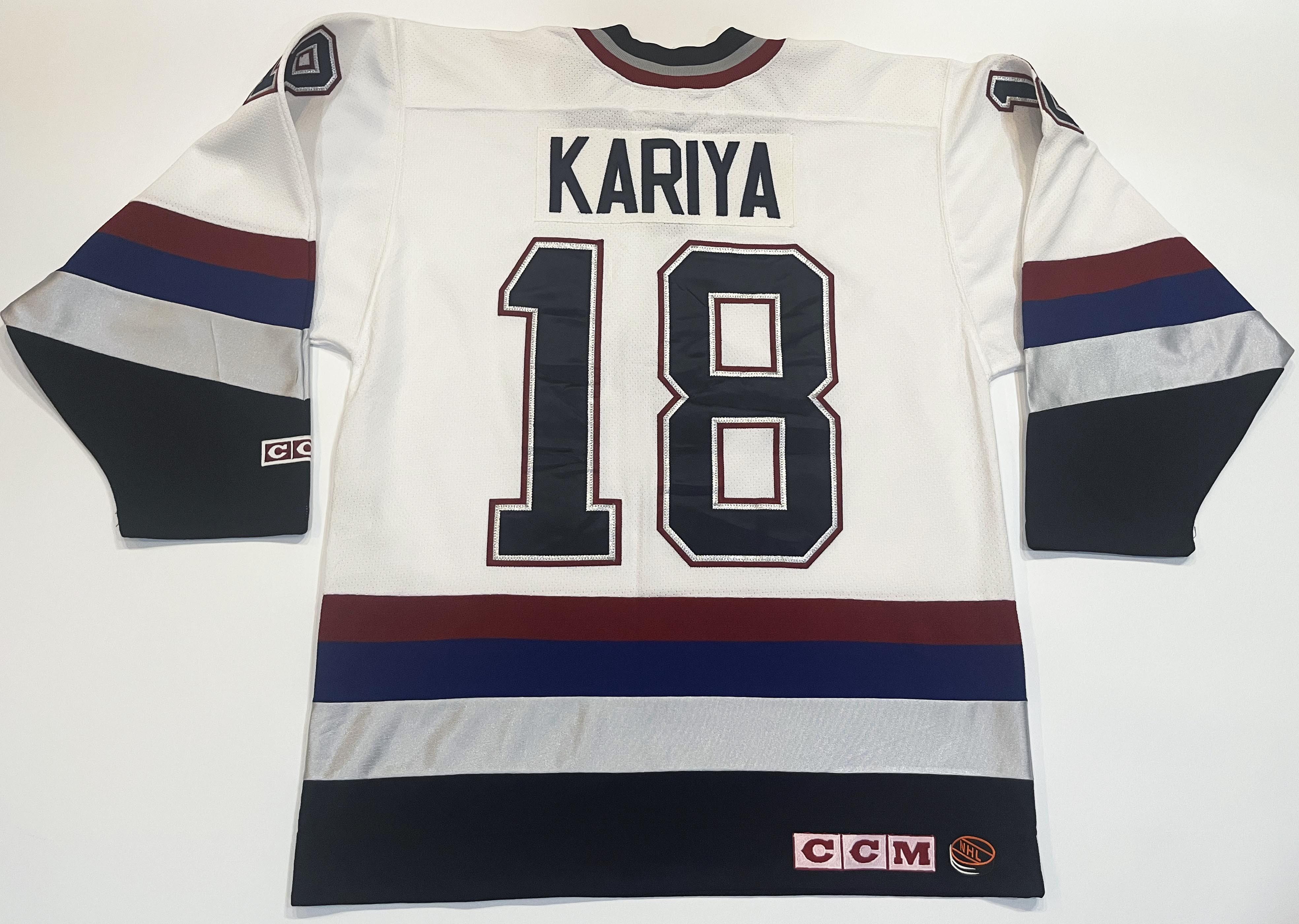 CCM Vancouver Canucks STEVE KARIYA #18 NHL Hockey Jersey