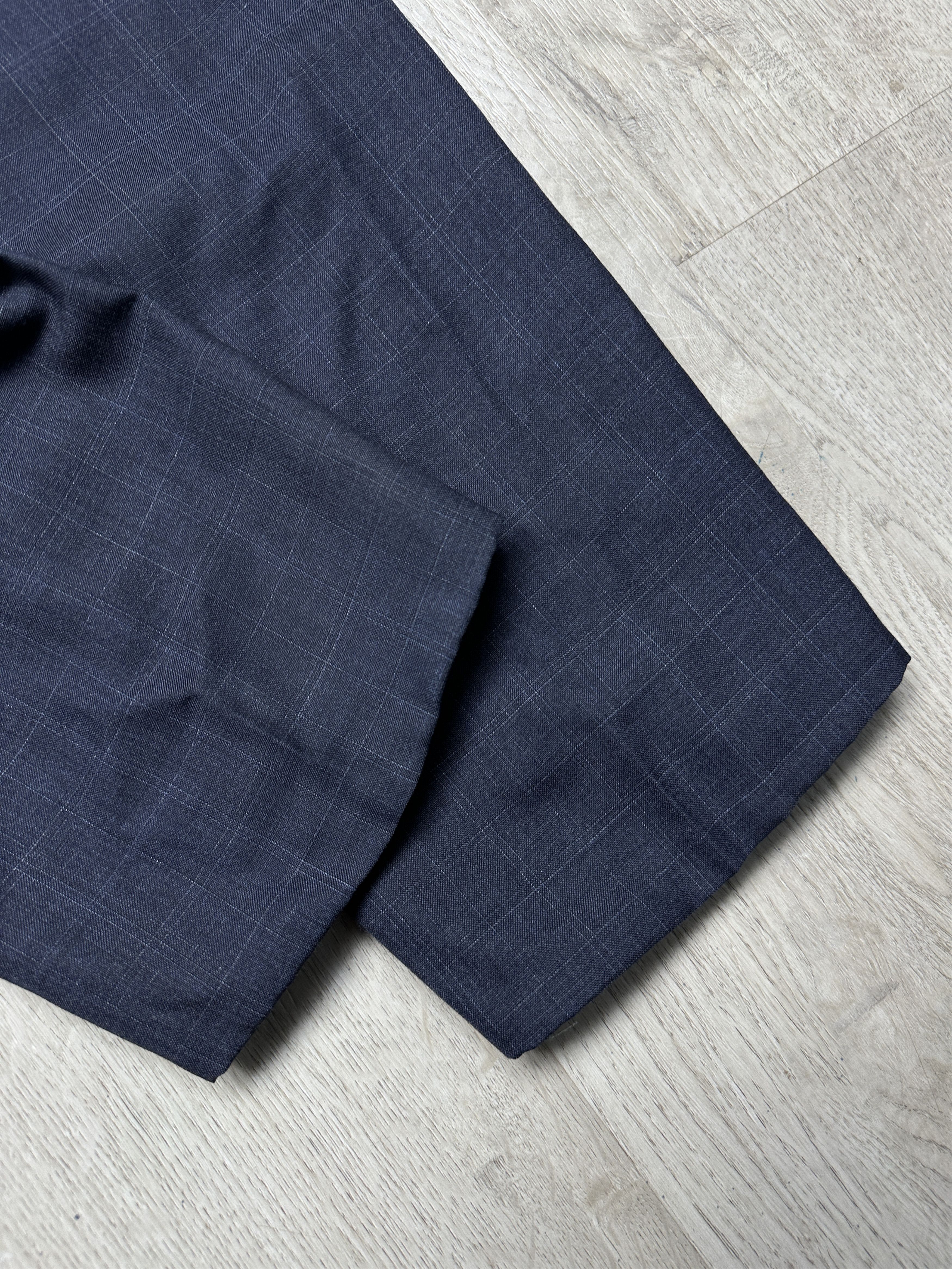 Ermenegildo Zegna Ermenegildo Zegna Mens Wool Silk Suit Blazer + Pants Size 42R - 15 Thumbnail