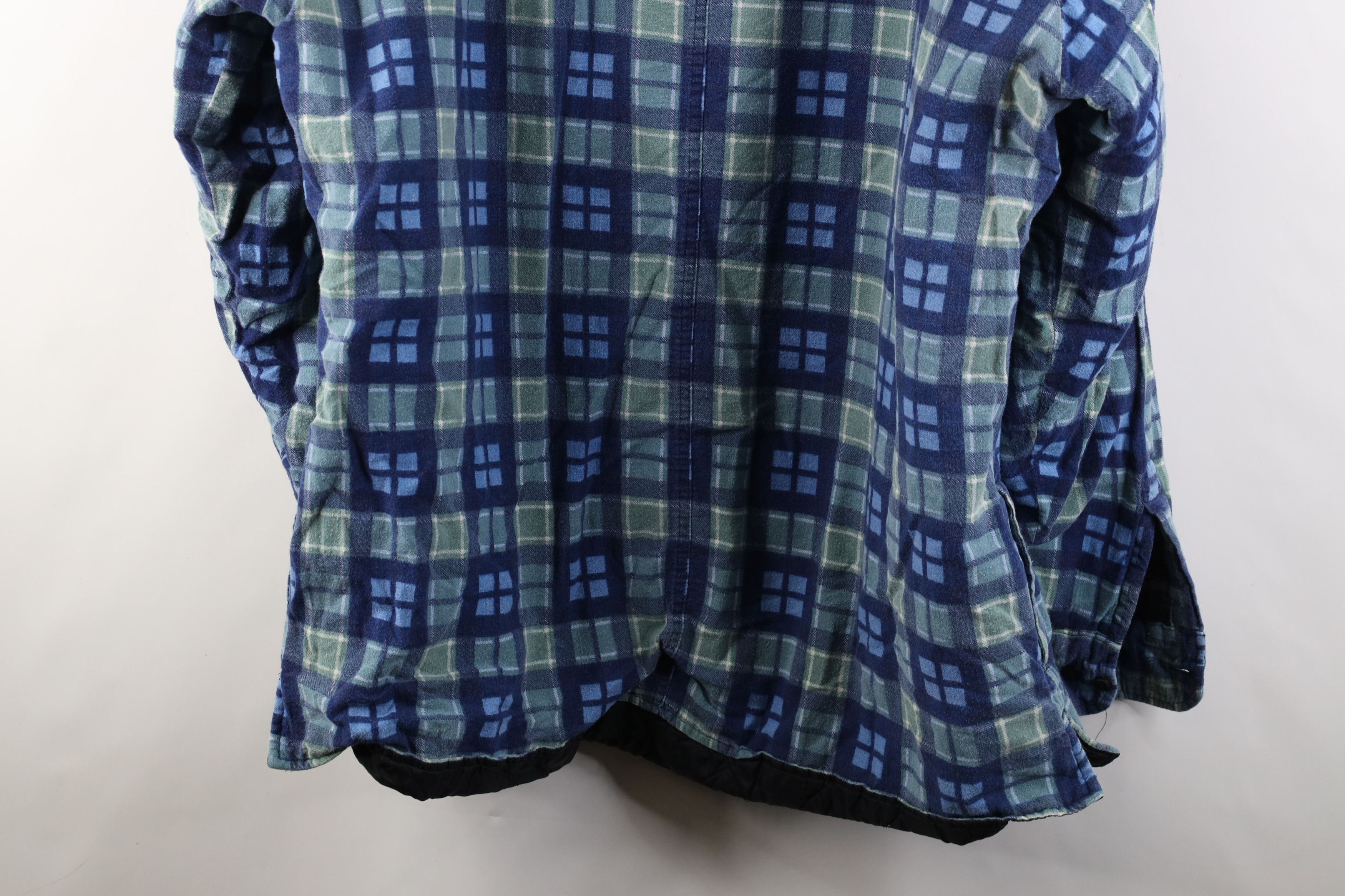 Vintage Vintage 90s Streetwear Flannel Button Shirt Jacket Jac Shirt Size US XXL / EU 58 / 5 - 15 Thumbnail