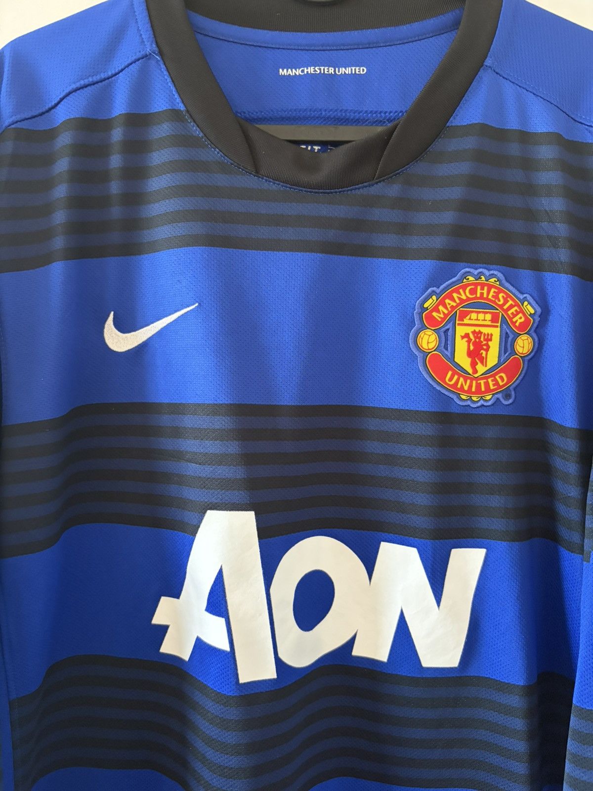 Manchester United nike 2011/2012 wyjazdowa długi rękaw — zdjęcie 2