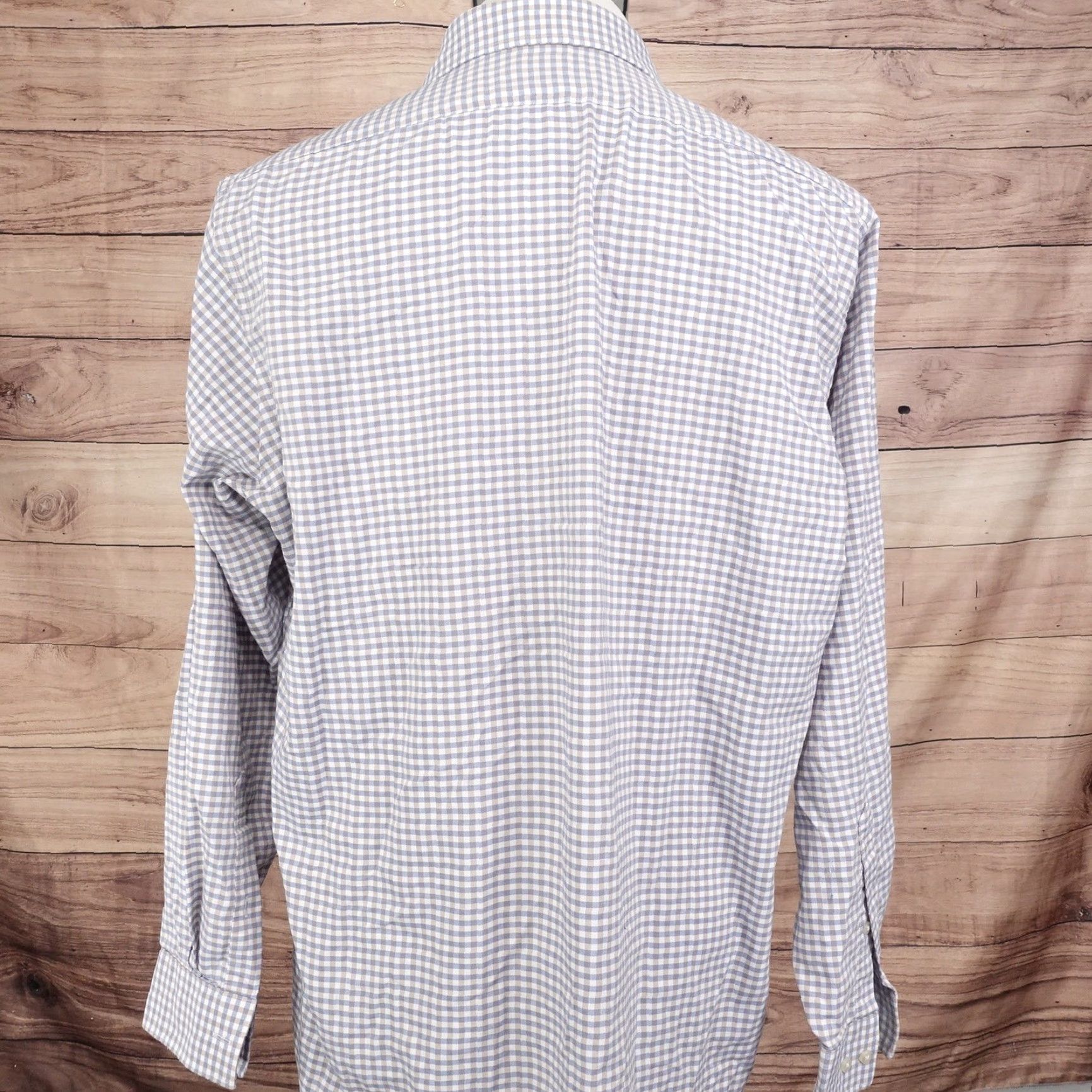 Van Heusen Van Heusen Flex Shirt Mens 16 34/35 Blue Check Regular Fit Long Sleeve -20 Size US L / EU 52-54 / 3 - 4 Thumbnail