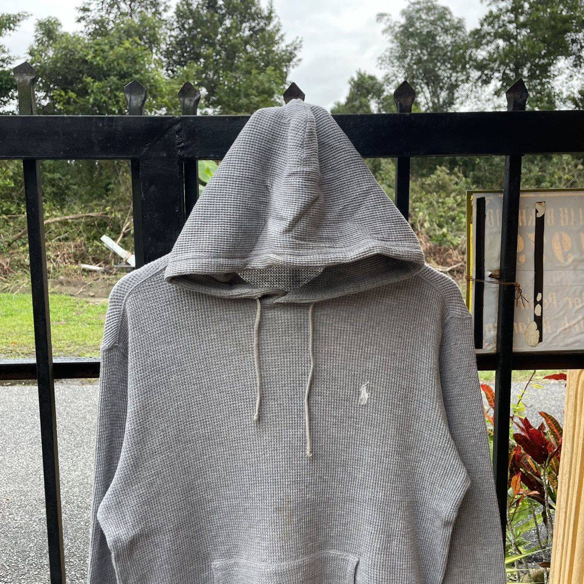 Polo Ralph Lauren 🔥Polo Ralph Lauren Small Pony Logo Waffle Sweater Hoodie Size S / US 4 / IT 40 - 4 Thumbnail