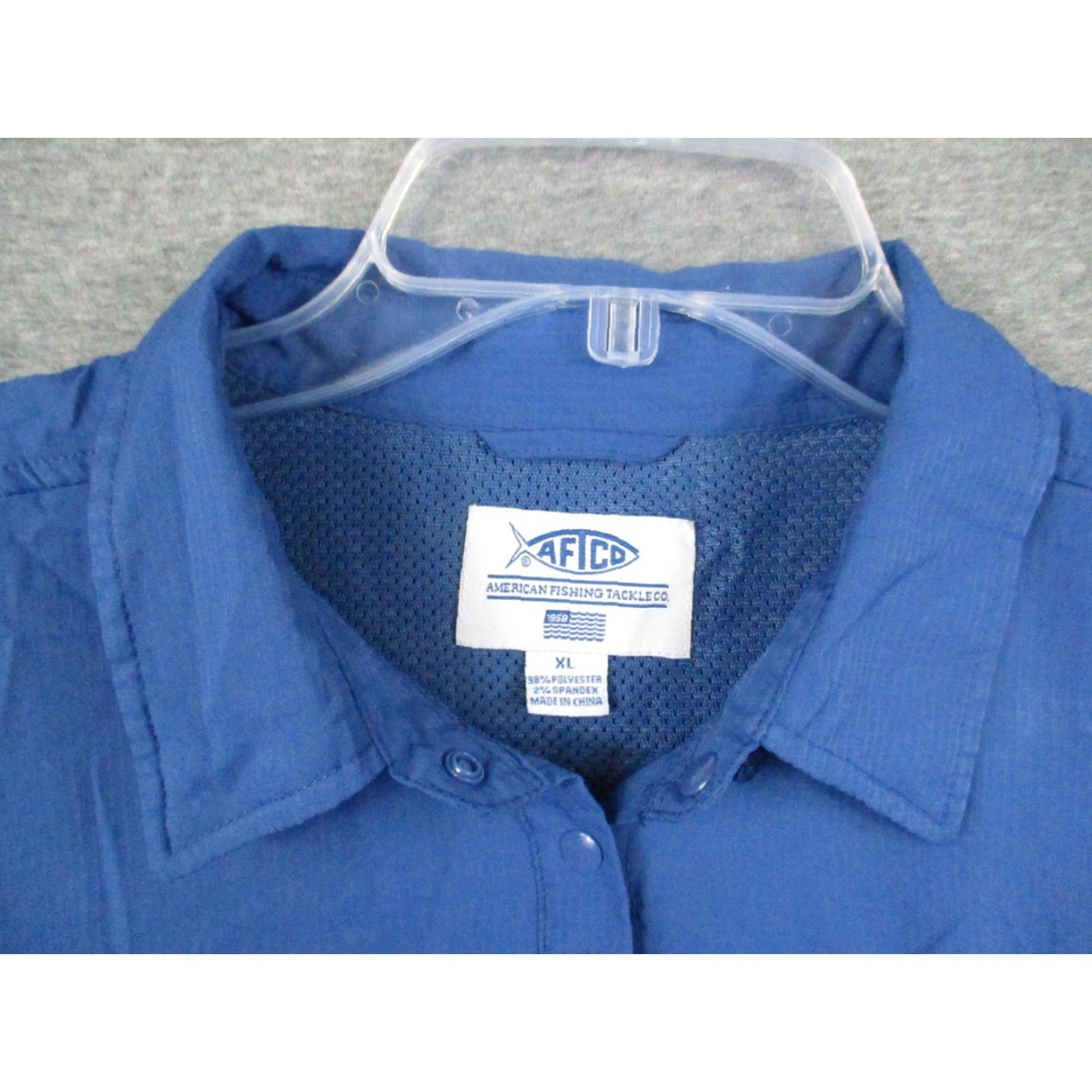 Vintage VINTAGE Aftco Bassmasters Shirt XL Women’s Blue Sleeveless Snap Button AFTECH Vented Size M / US 6-8 / IT 42-44 - 3 Thumbnail