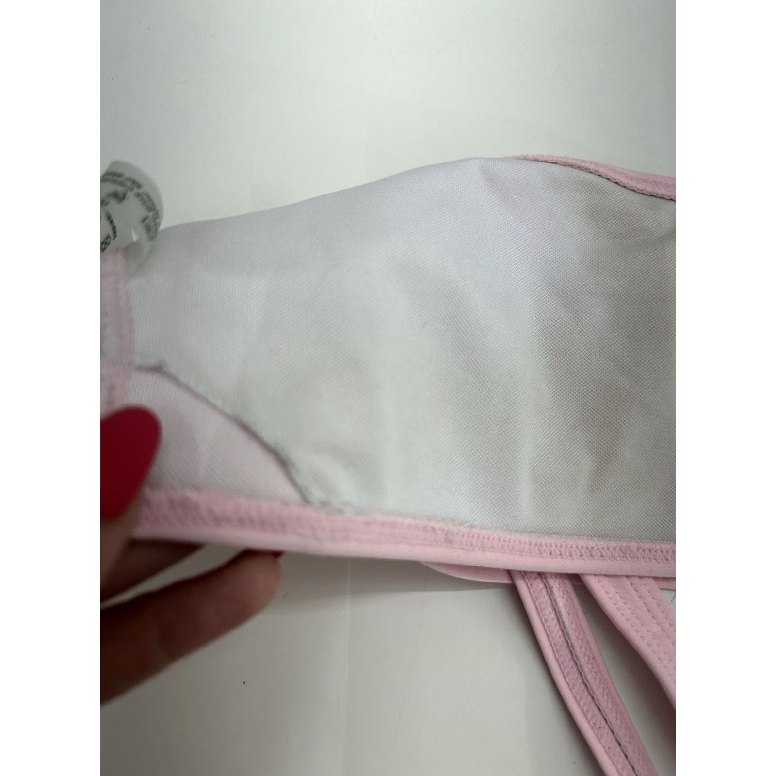 Shein Shein Womens Swimsuit Bikini Top Size Large Pink Scoop Neck Top No Padding Size L / US 10 / IT 46 - 3 Thumbnail