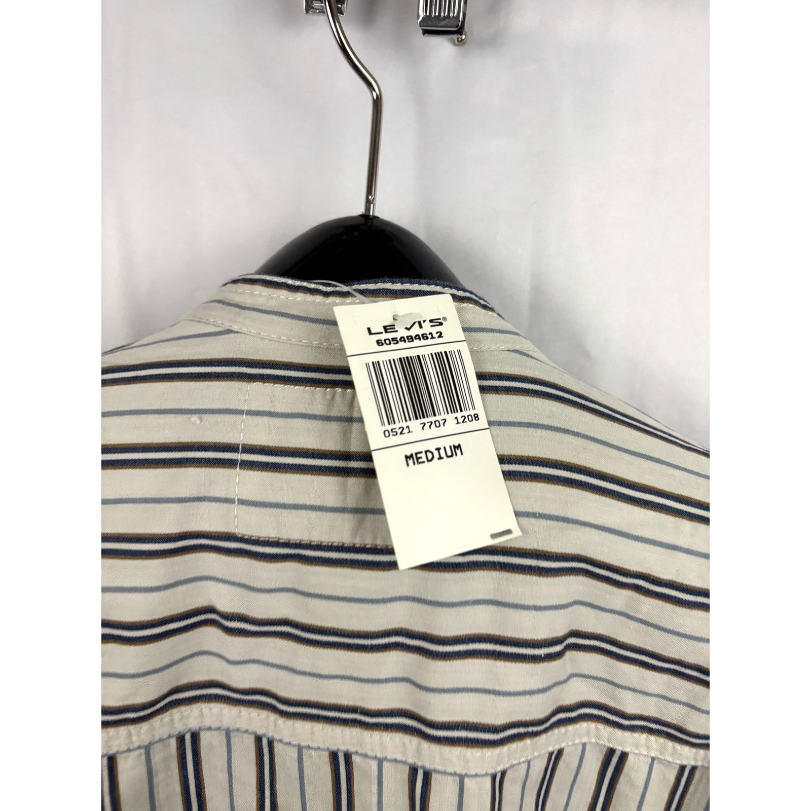 Levi's Vintage Levi’s Striped Button Shirt Men’s Medium 90s Size US M / EU 48-50 / 2 - 7 Thumbnail