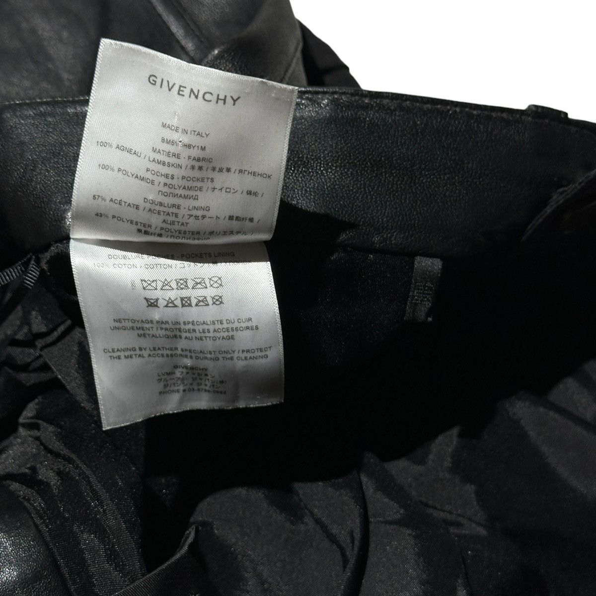 Givenchy $5,180 Lamb leather cargo pant Size US 34 / EU 50 - 6 Thumbnail