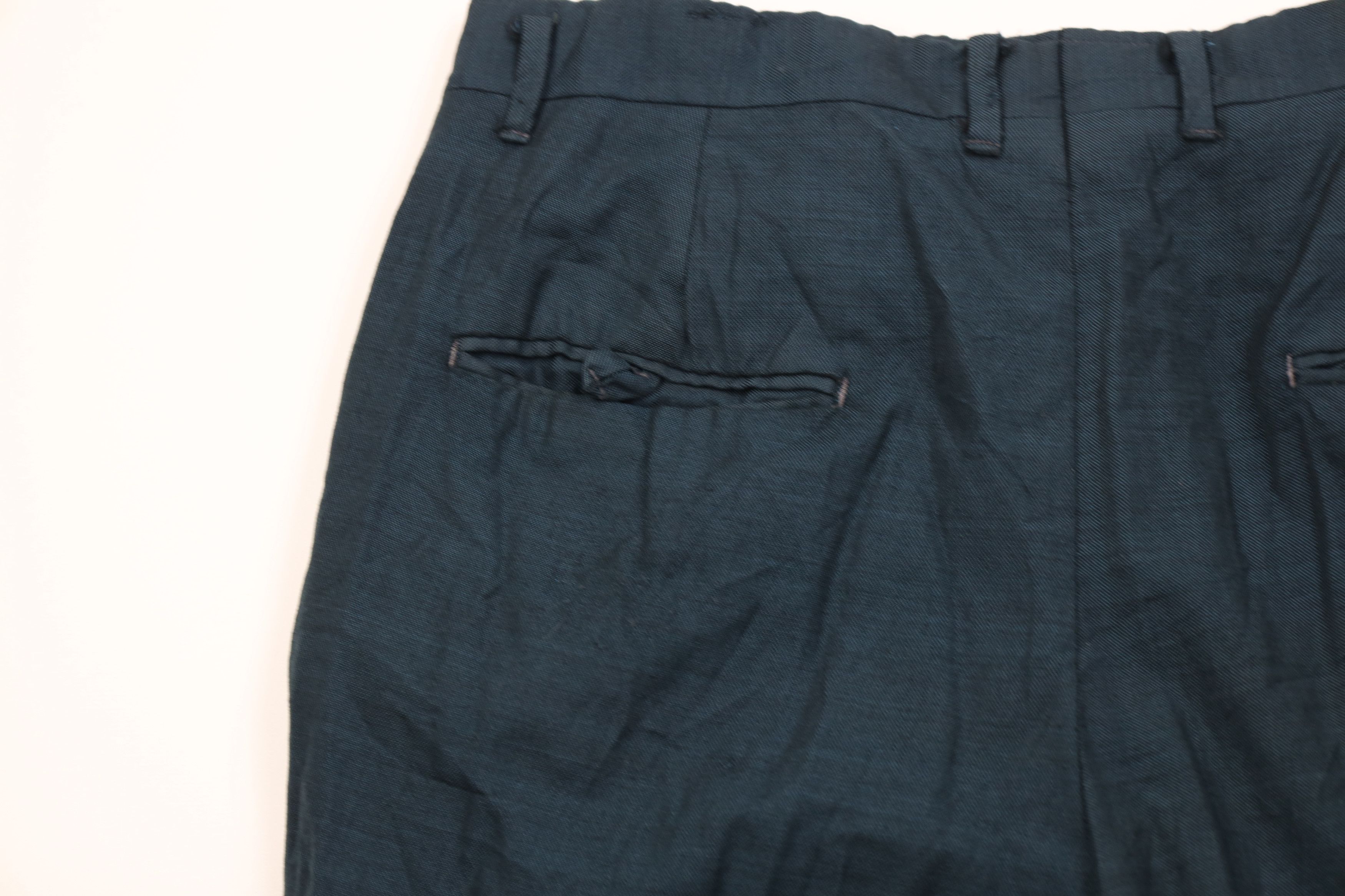 Vintage Vintage 50s Hollywood Regency Gabardine Chino Pants Blue USA Size US 32 / EU 48 - 12 Thumbnail
