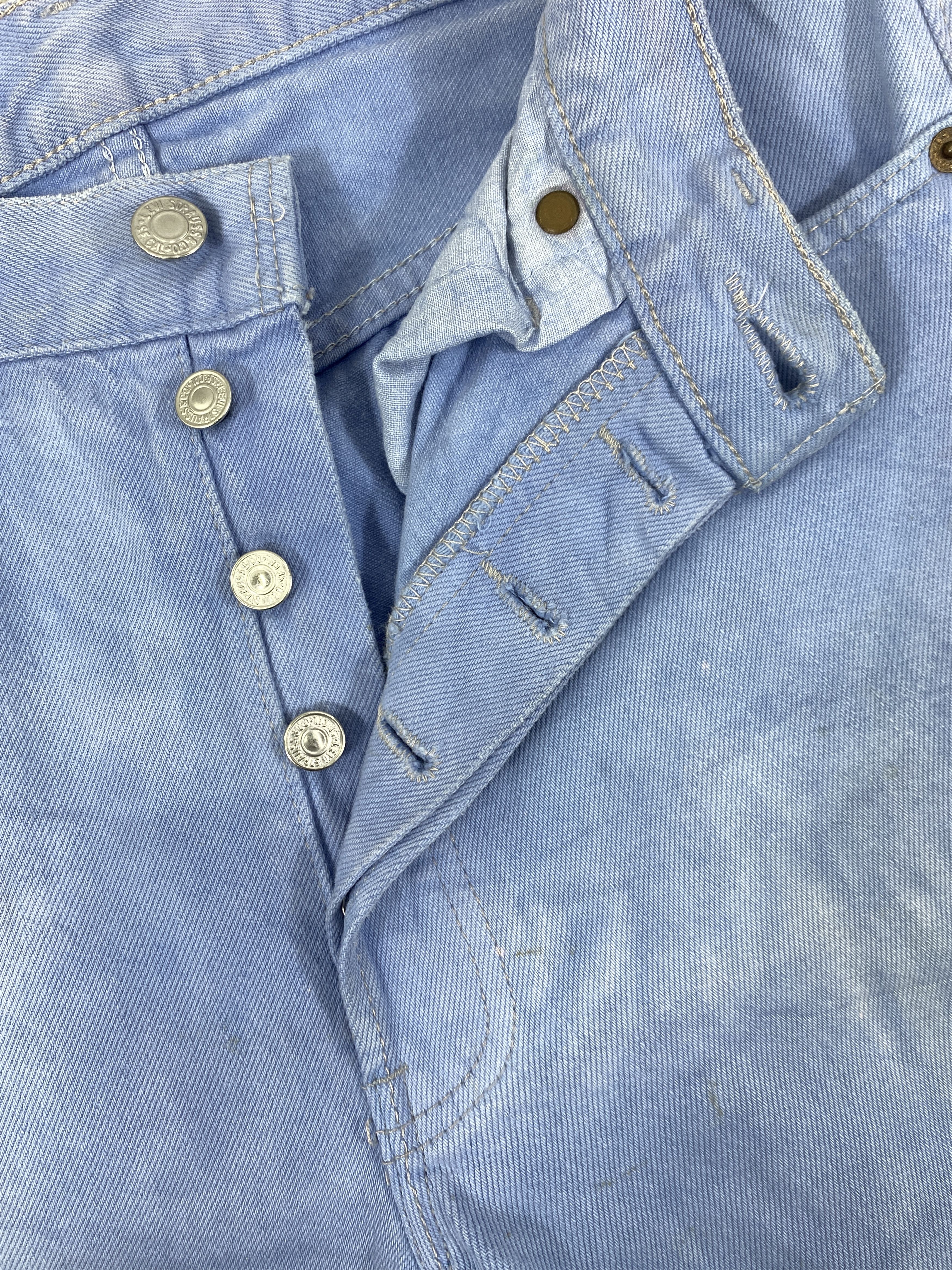 Levi's 90's Blue Vintage Levi's 501 USA Jeans 30x29 Denim -JN1601 Size US 30 / EU 46 - 6 Thumbnail