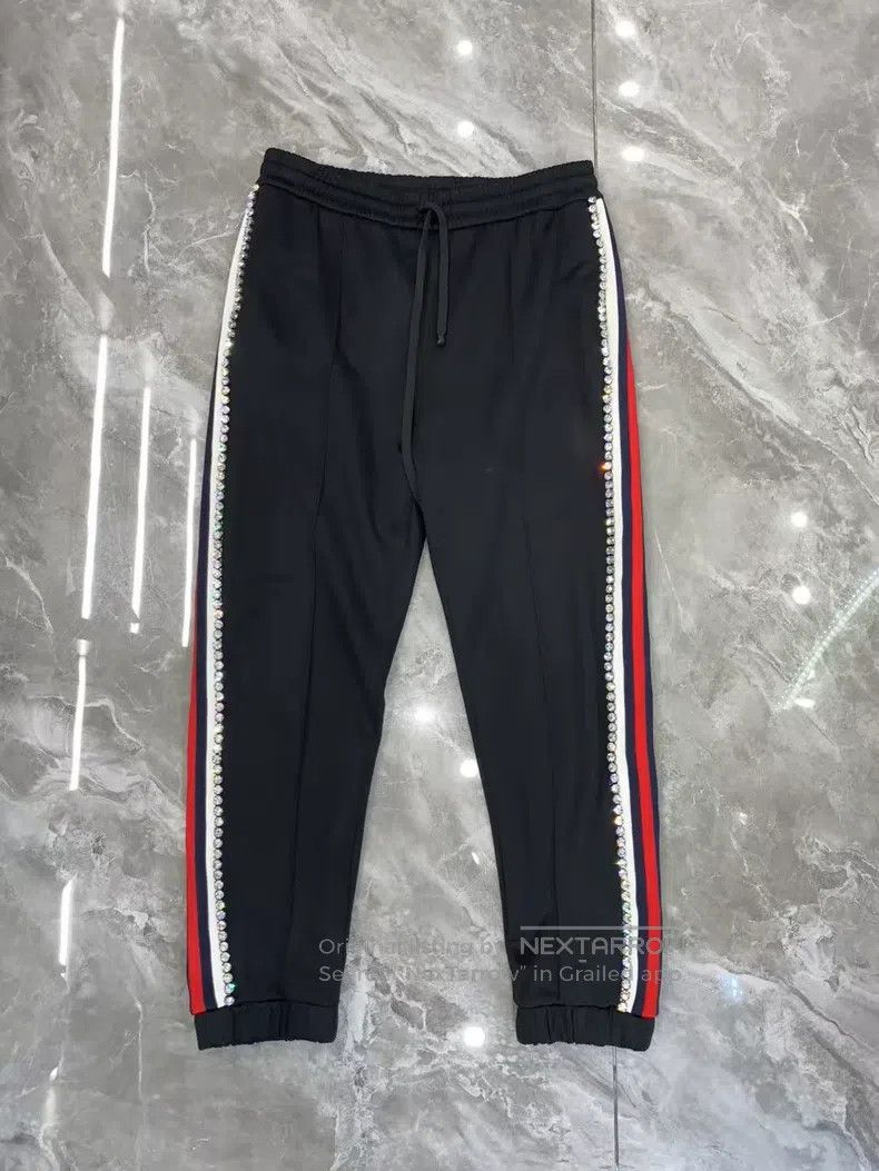 Gucci Gucci SizeM Drilled casual pants Size US 29 - 1 Thumbnail