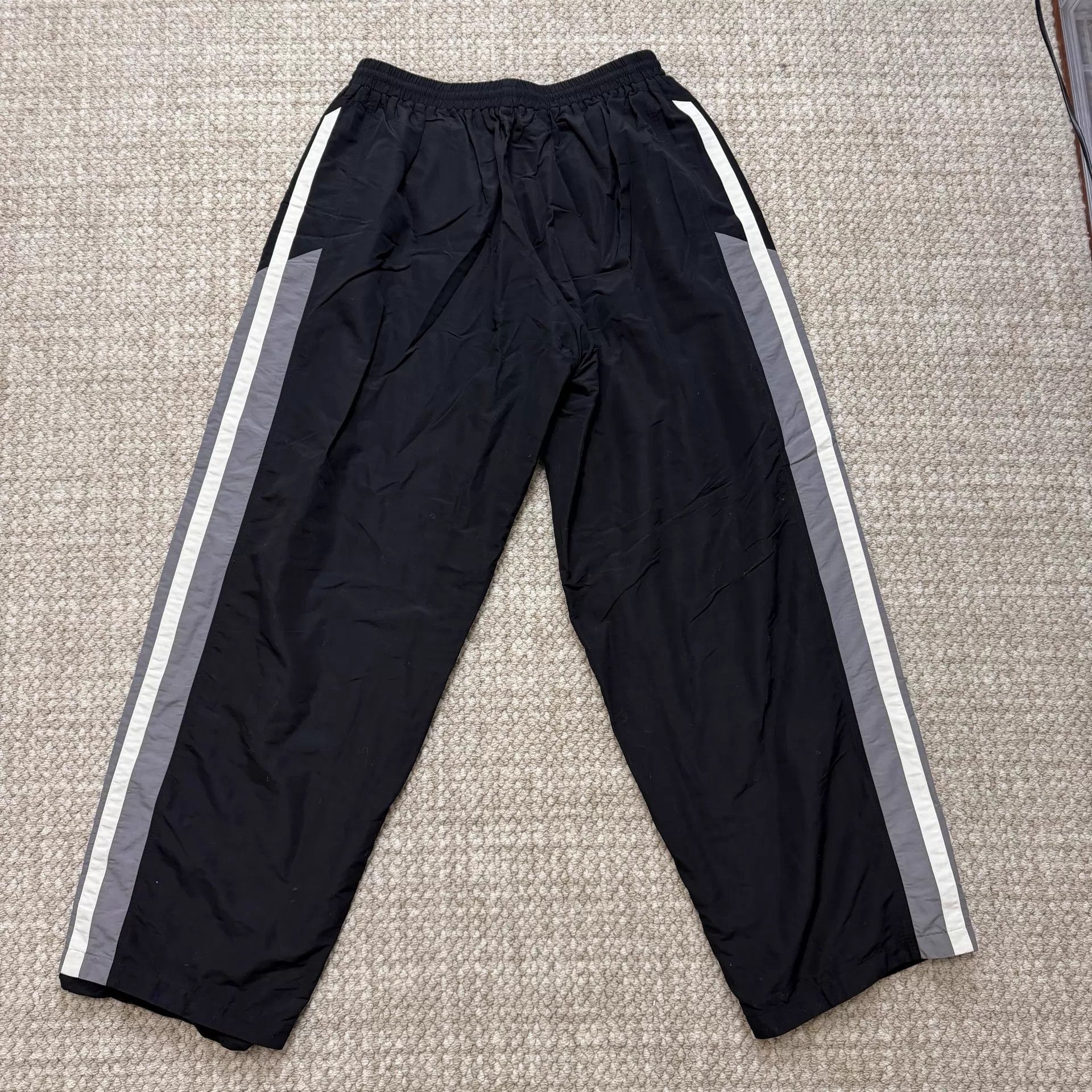 Balenciaga Balenciaga Double Hook Embroidered Paneled Straight Leg Size US 36 / EU 52 - 2 Thumbnail