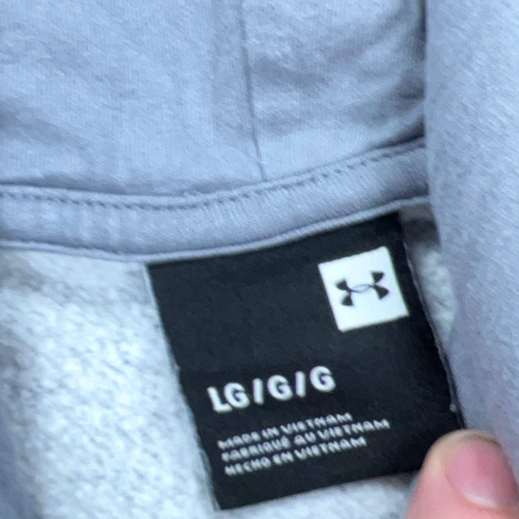 Under Armour Under Armour Hoodie Men L Gray Black Sweatshirt Sweater Baseball Adult Logo Pullover Hooded Jacket All Seasons Long Sleeve Regular Fit Size US L / EU 52-54 / 3 - 3 Thumbnail