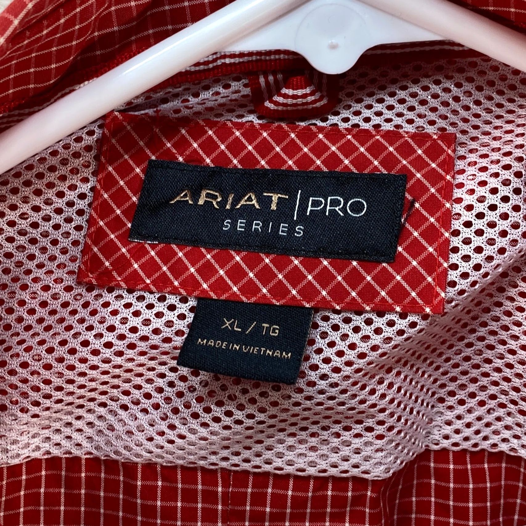 Ariat Ariat Pro Series Cowboy Western Button Up Red Shirt Long Sleeve Mens XL Size US XL / EU 56 / 4 - 8 Thumbnail