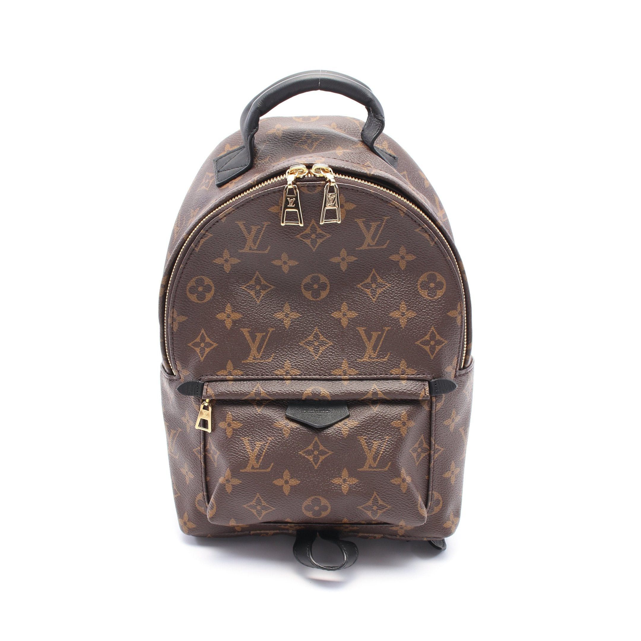 Louis Vuitton Louis Vuitton Palm Springs Backpack Pm Monogram Rucksack Leather Brown Black Size ONE SIZE - 1 Thumbnail