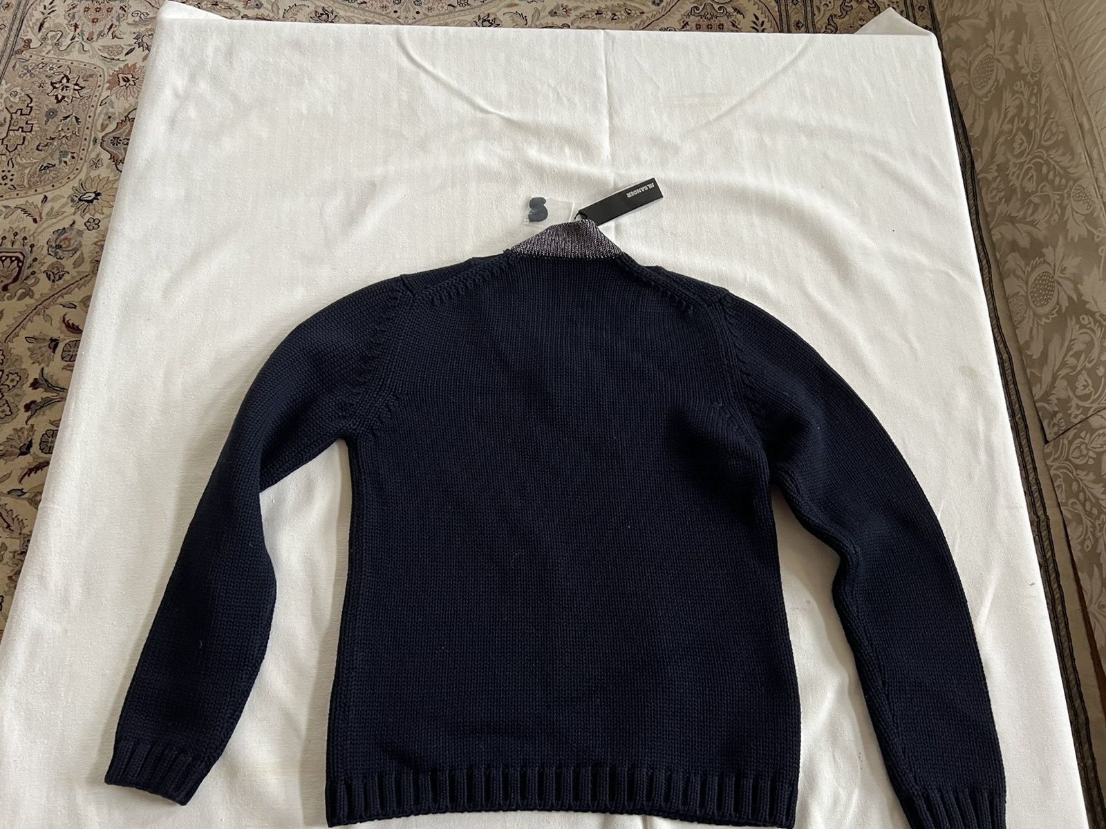 Jil Sander BNWT Metallic Collar Sweater - RAF Simon’s Size US M / EU 48-50 / 2 - 4 Thumbnail