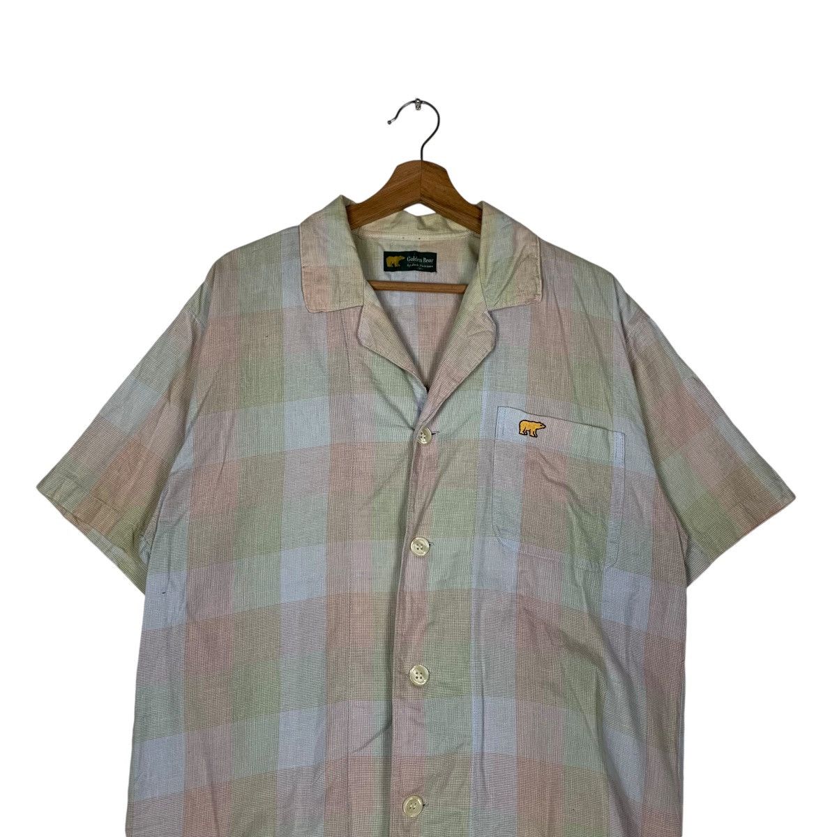Golden Bear GOLDEN BEAR Jack Nicklaus Checked Button Shirt #1424-C64 Size US M / EU 48-50 / 2 - 2 Thumbnail
