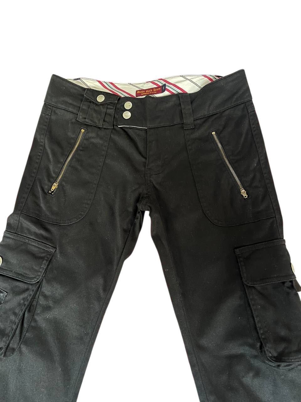 Hysteric Glamour Flared rock denim cargo multipocket low rise punk style pant Size US 29 - 3 Thumbnail