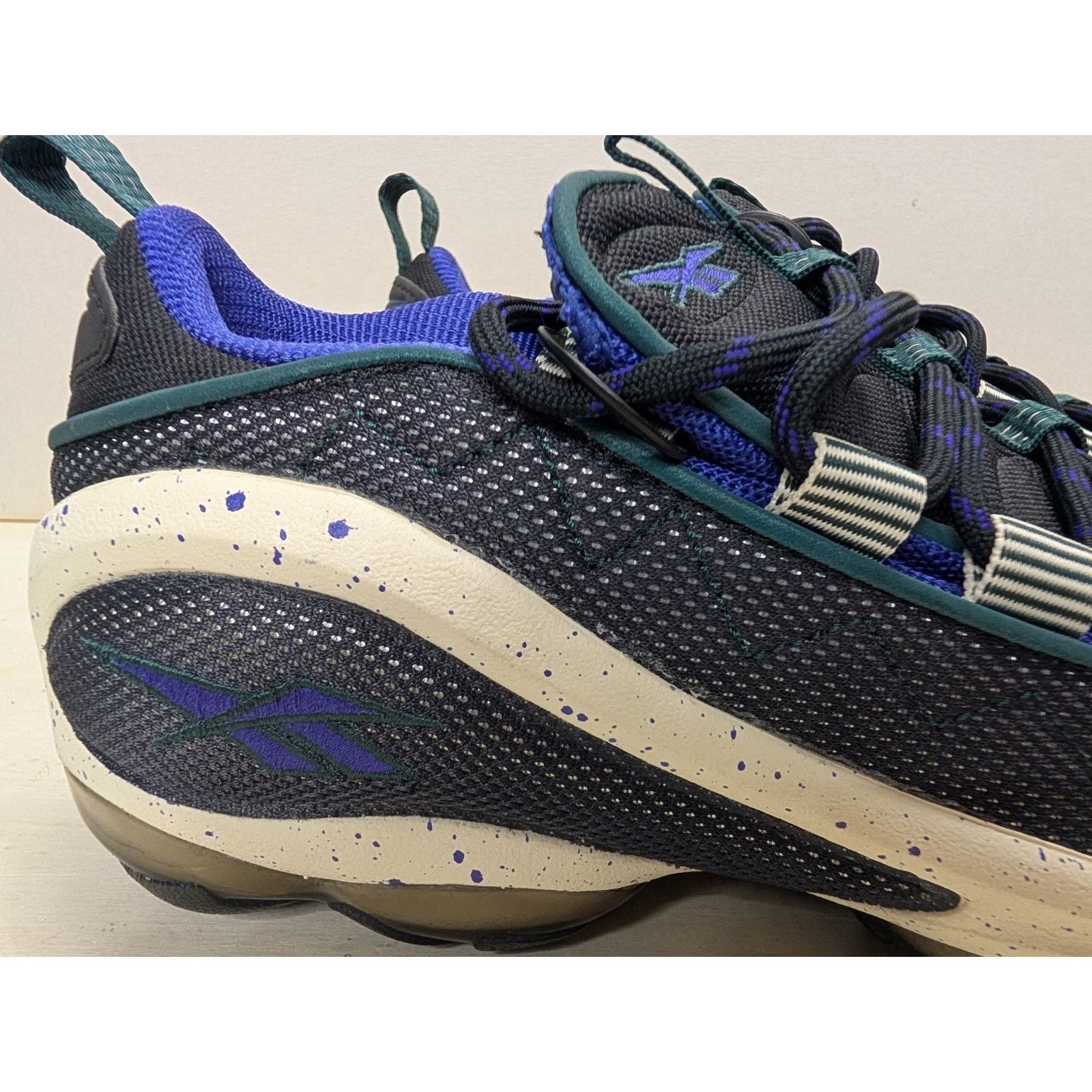 Reebok Reebok DMX Run 10, Black/White-Purple-Teal, DV5113, Size 8.5 Size US 8.5 / EU 41-42 - 7 Thumbnail