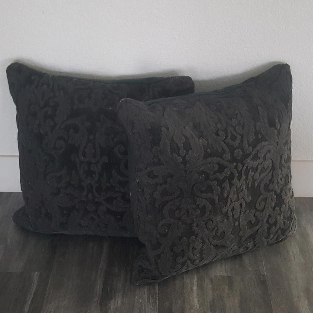 Designer Black Tranquility Detailed Z Gallerie Pillow Size ONE SIZE - 1 Thumbnail