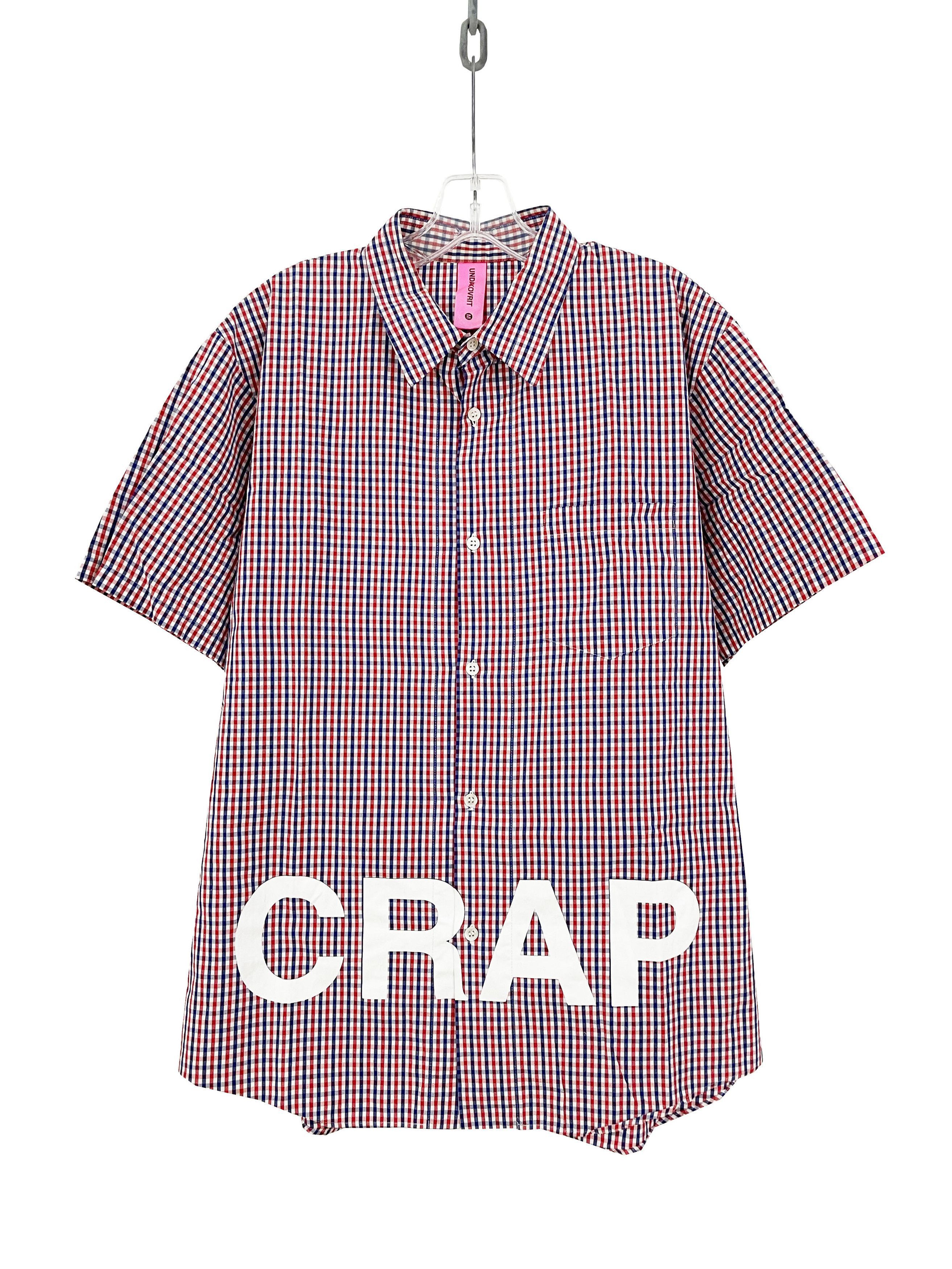 Undercover o1tko10825 Undakorrit Crap S/S Check Shirt in Multicolor Size US L / EU 52-54 / 3 - 1 Thumbnail