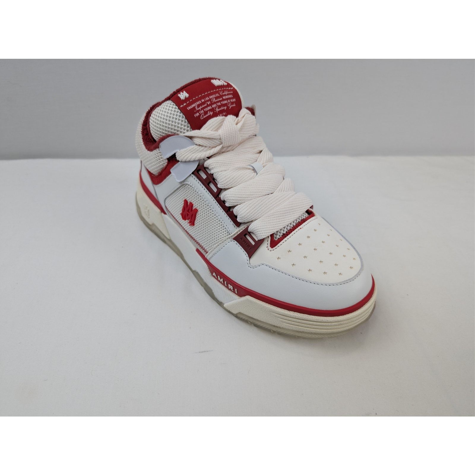 Amiri o1rshd1 Q:3 / MA-1 Low Top Sneakers in Red/White 44 Size US 11 / EU 44 - 3 Thumbnail
