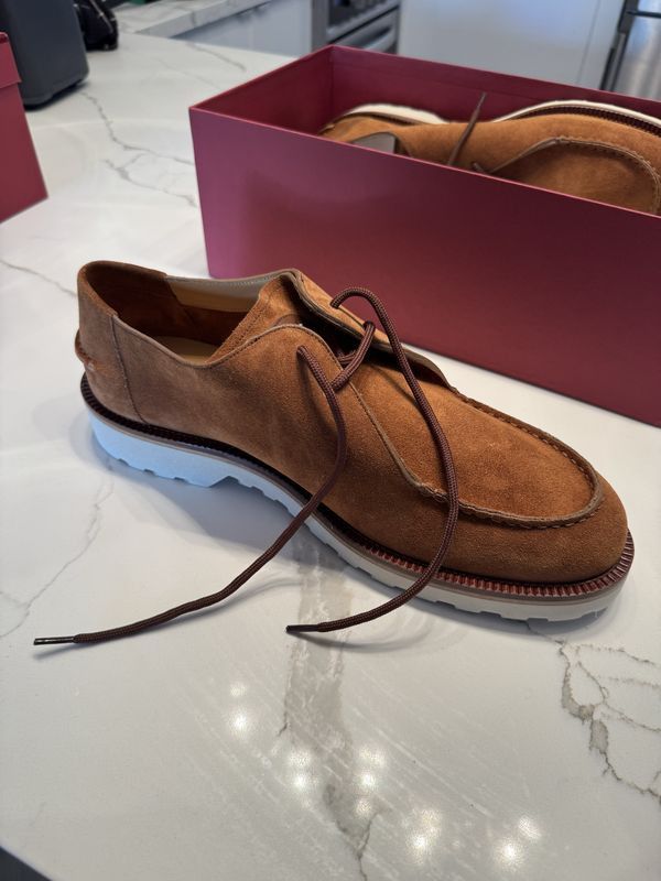 Bally BALLY SUEDE DERBY CASUAL SHOES Size US 11 / EU 44 - 1 Thumbnail
