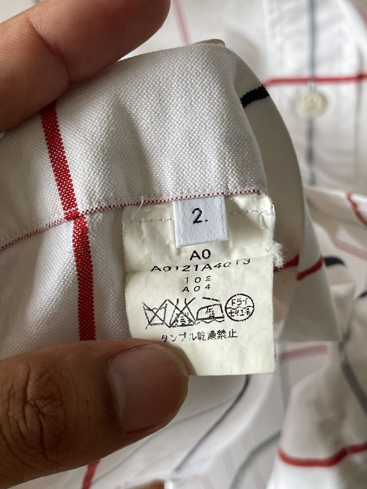 Thom Browne Thom Browne Oxford Plaid Shirt Size US M / EU 48-50 / 2 - 14 Thumbnail
