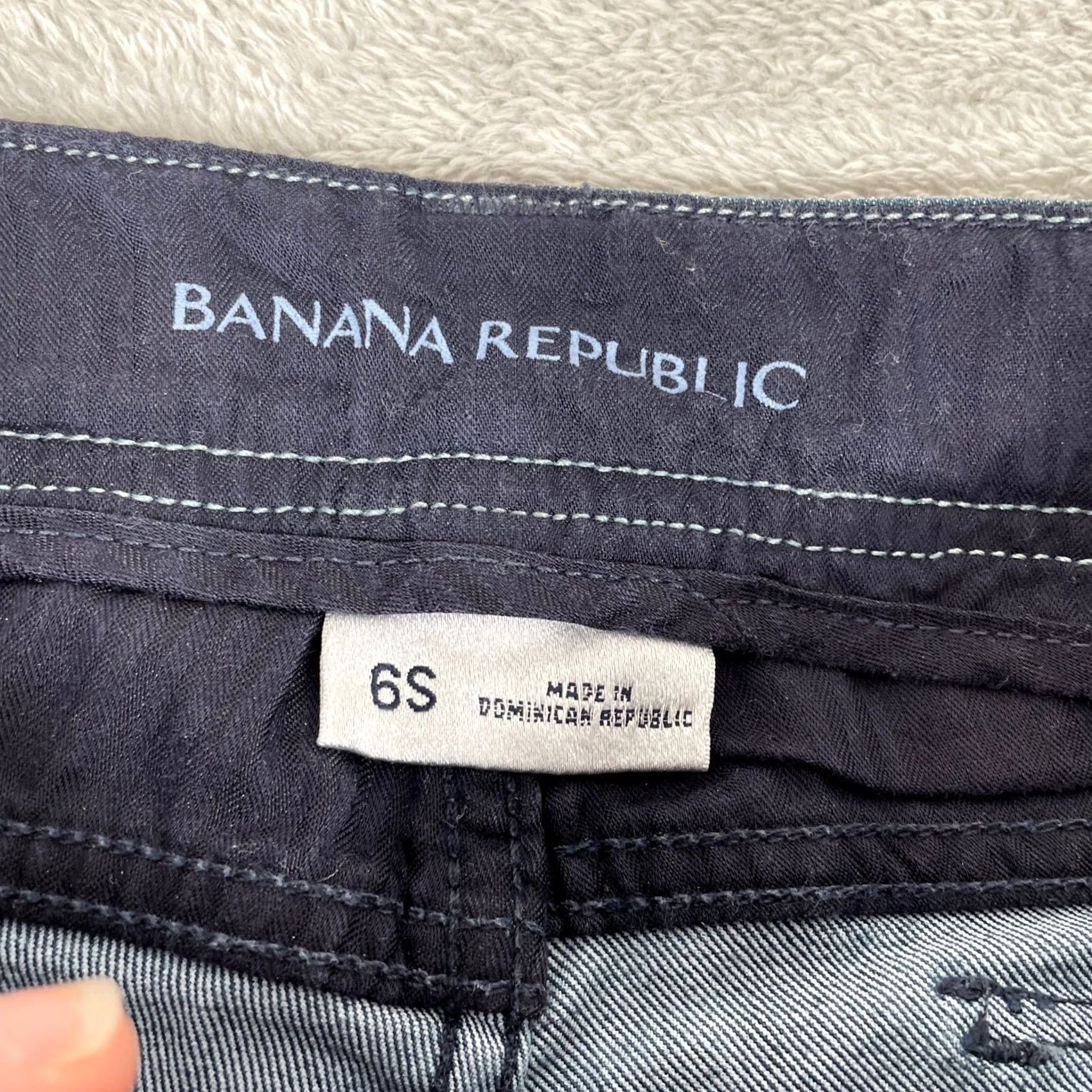 Banana Republic Banana Republic Jeans Womens 6 Tall Blue Wide Leg Patch Pocket Y2K Boho 2000s Jeans Size 28" / US 6 / IT 42 - 4 Thumbnail