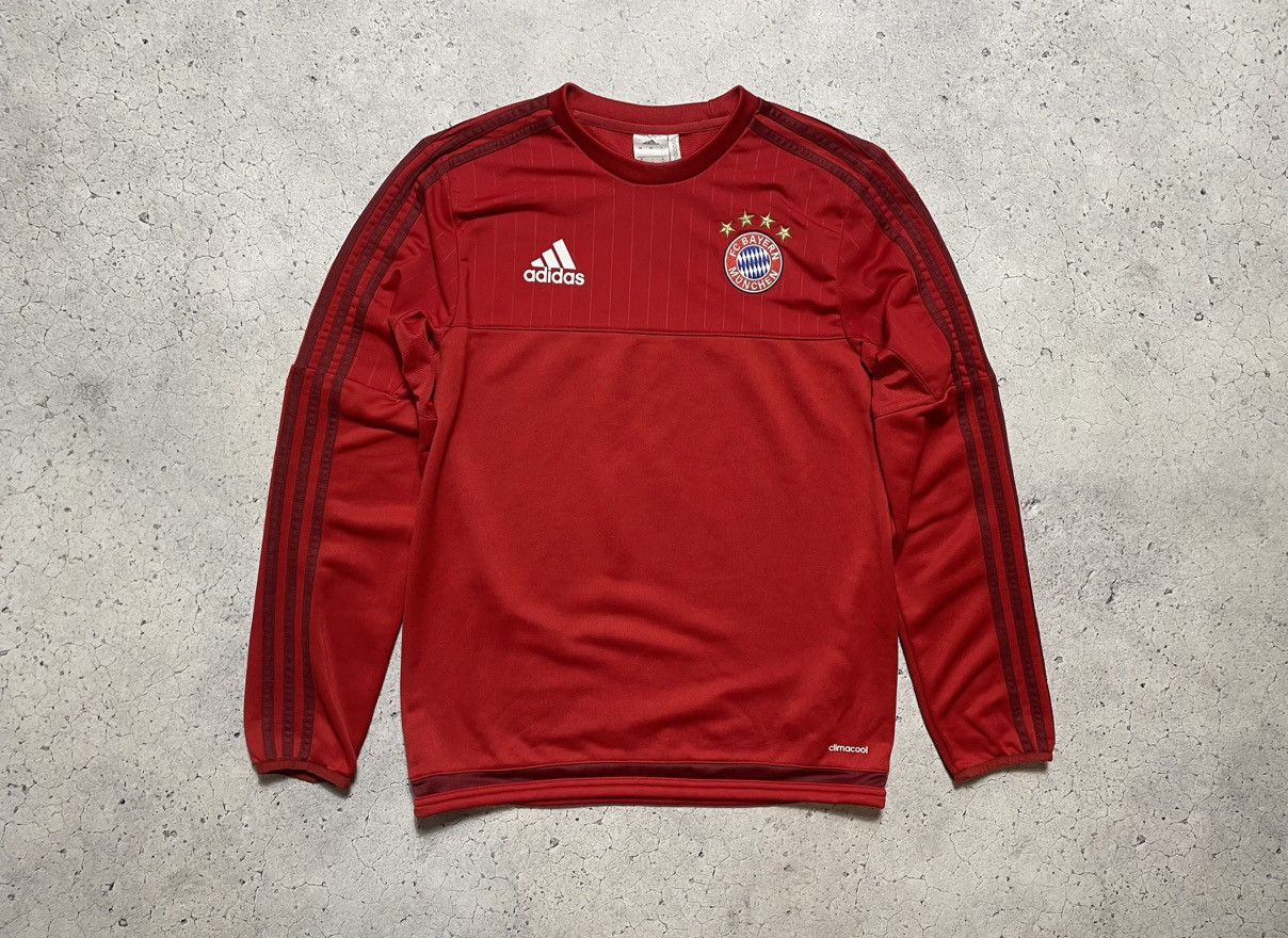 Adidas Vintage Adidas Bayern Munchen Blokecore Football Sweatshirt Size US S / EU 44-46 / 1 - 1 Thumbnail