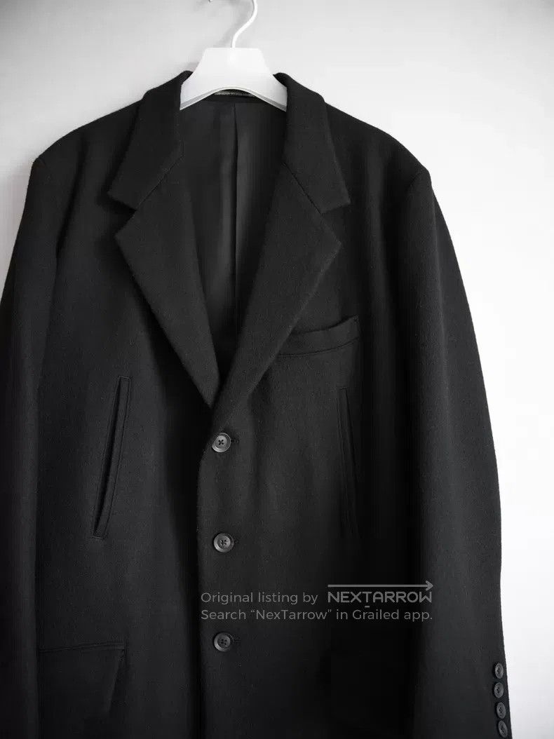 Yohji Yamamoto Yohji Yamamoto 23AW Flannel Doctor Coat| Size US S / EU 44-46 / 1 - 3 Thumbnail