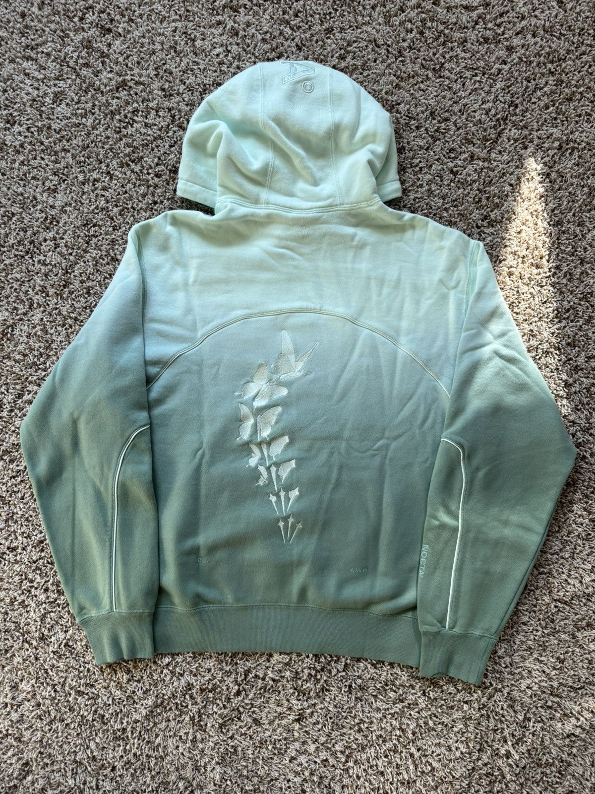 Nocta Nike Blue Gradient Fleece Butterfly CS Hoodie Mineral