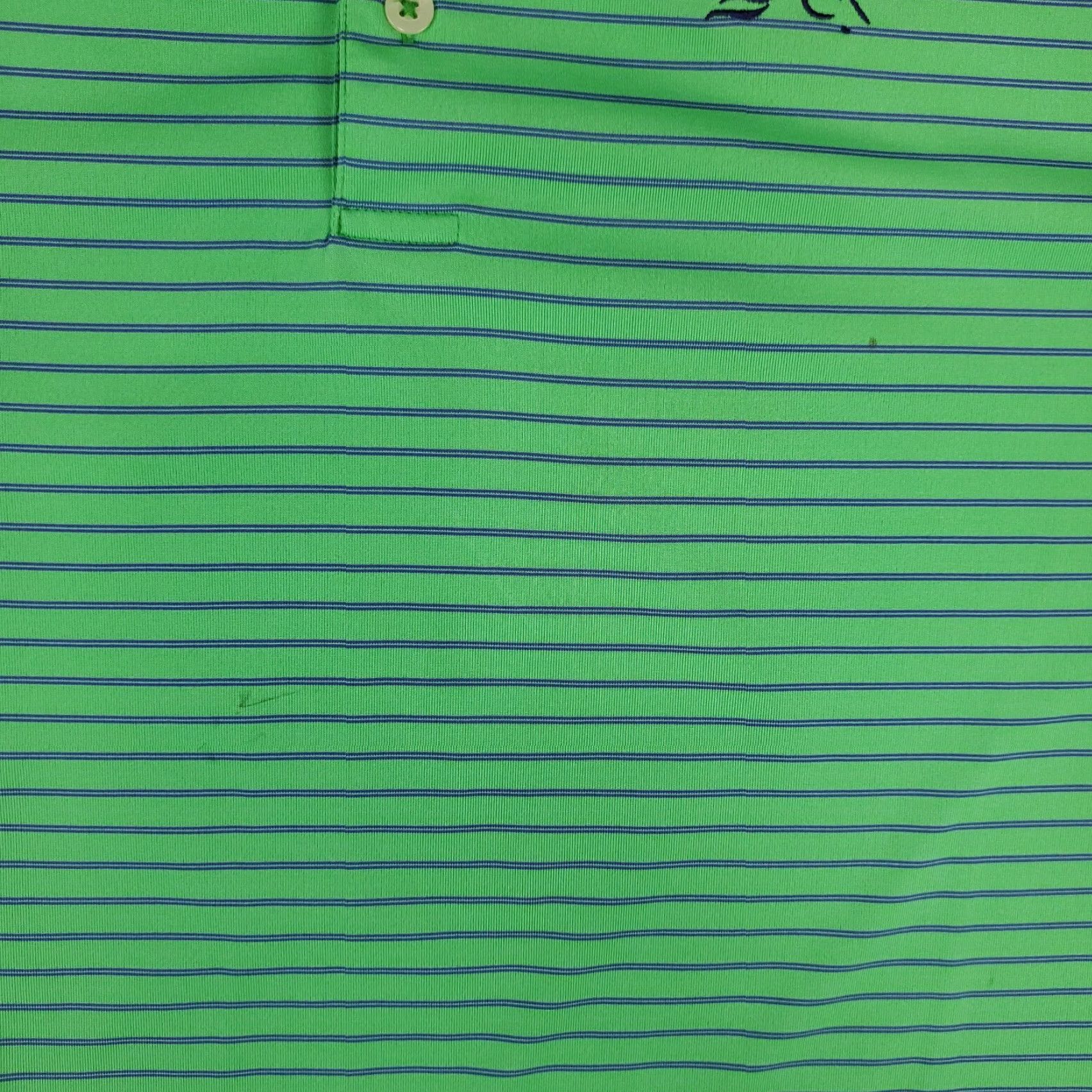 Vintage Donald Ross Polo Shirt Mens Size Medium Green Striped Casual Golf Short Sleeve * Size US M / EU 48-50 / 2 - 3 Thumbnail