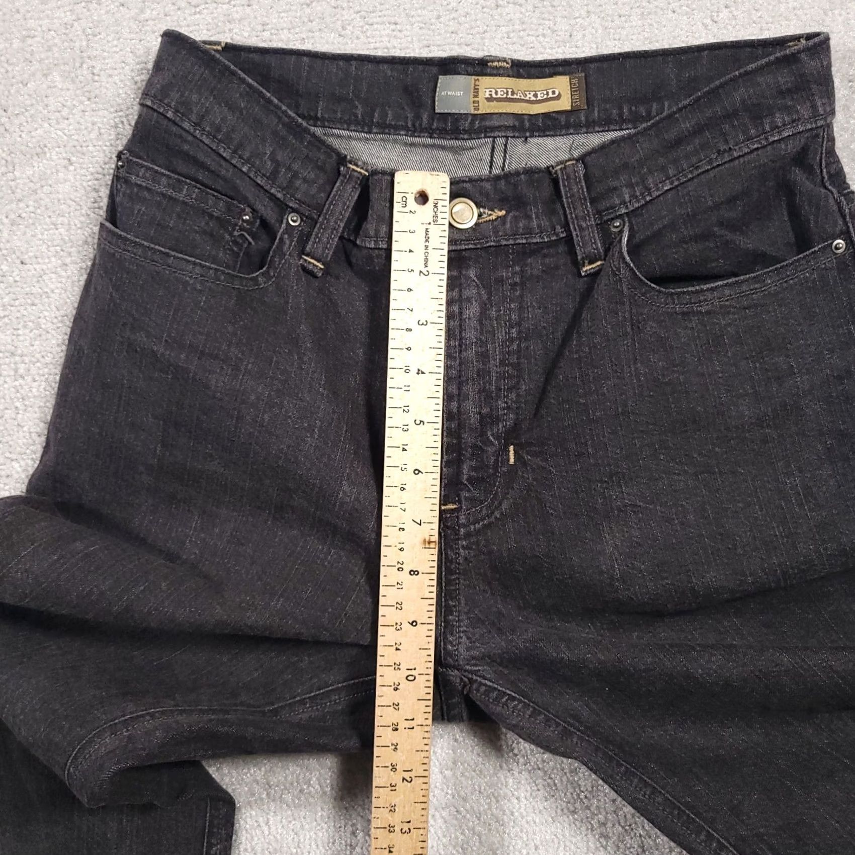 Old Navy VINTAGE Old Navy Jeans Women's 4 Long Mid-Rise Black Y2K Relaxed 90s Mom Straight Pants Girls? Size 27" / US 4 / IT 40 - 6 Thumbnail