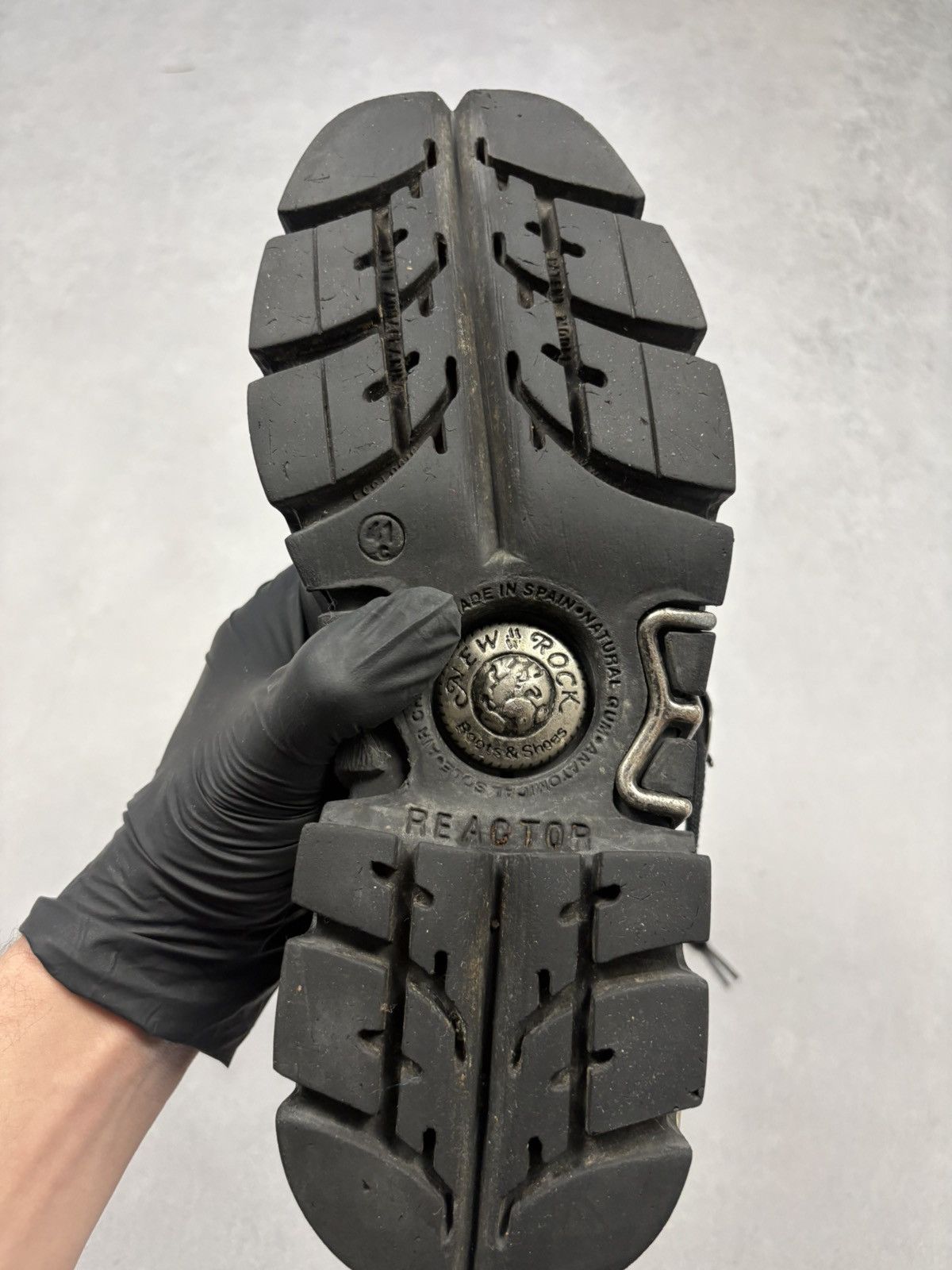 New Rock New Rock Reactor Boots Leather Flame Y2K Gothic Biker 41 Size US 8 / EU 41 - 25 Thumbnail