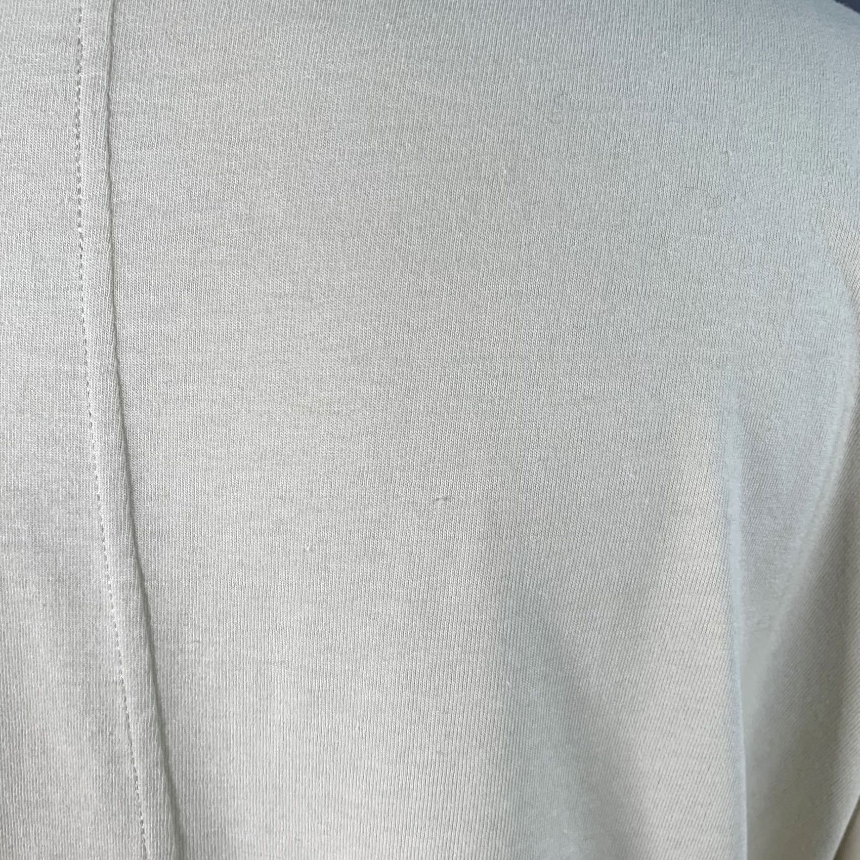 The Row THE ROW Size L Beige Cotton Oversized One Pocket Scoop Neck Pullover Size L / US 10 / IT 46 - 6 Thumbnail