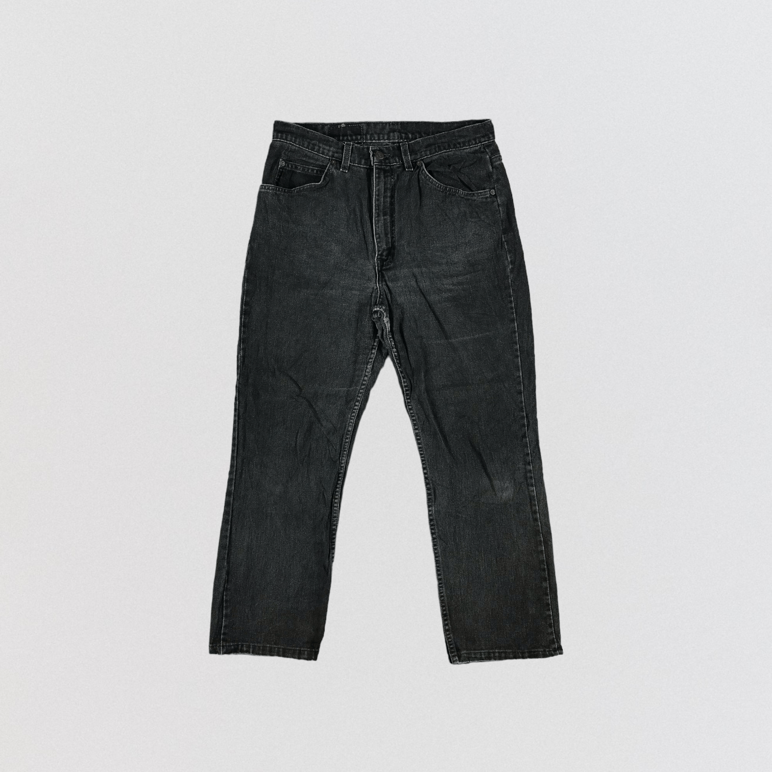 Levi's × Vintage 90s Vintage Faded Black Levis Jeans-JM2972 Size US 33 - 1 Thumbnail