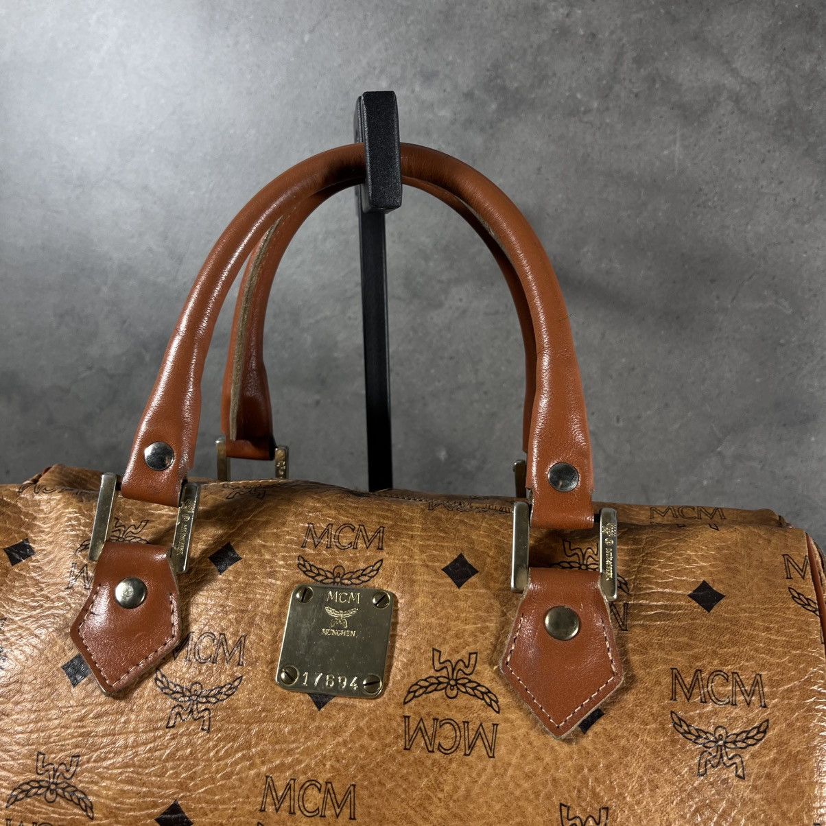MCM Archive 80s MCM Archive Genuine Leather Keepall Hand Bag Size ONE SIZE - 5 Thumbnail