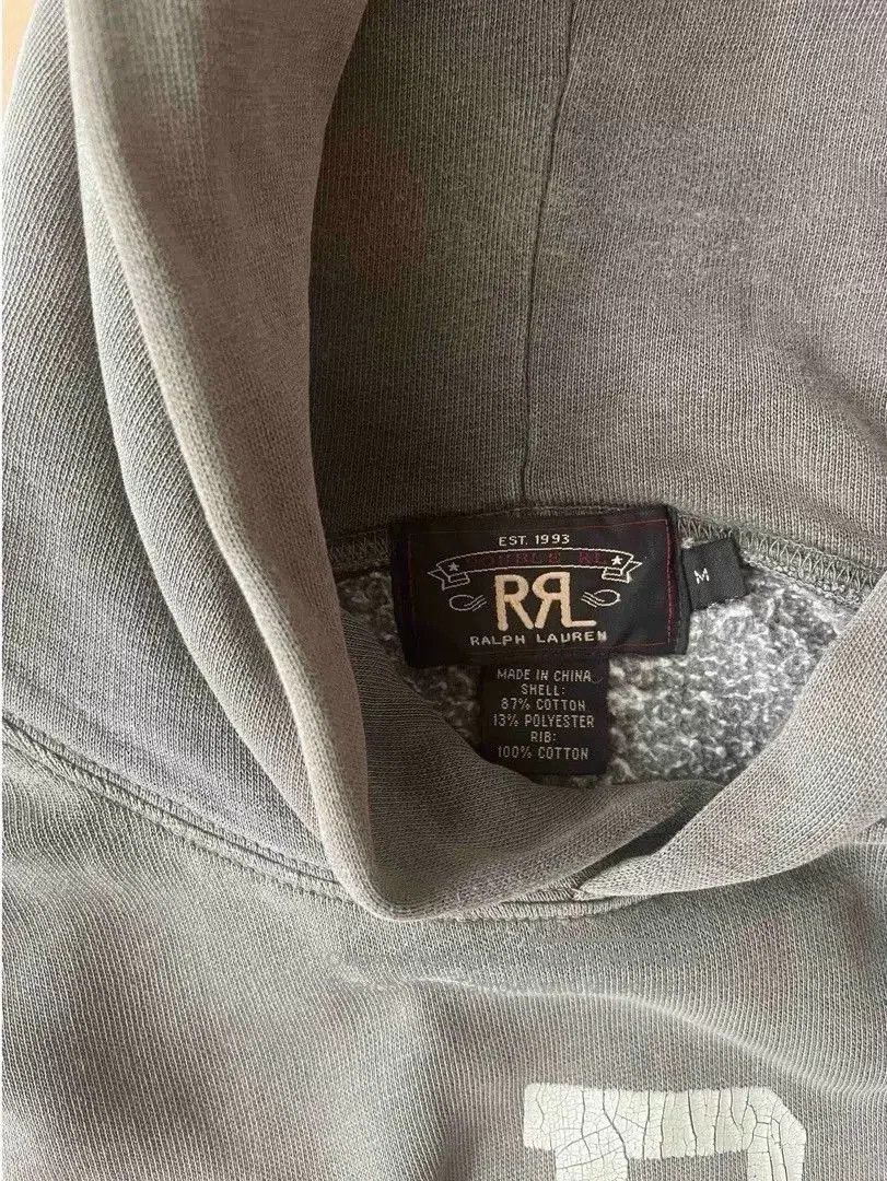 RRL Ralph Lauren vintage rrl 93 shield graphic hoodie. Size US M / EU 48-50 / 2 - 2 Thumbnail
