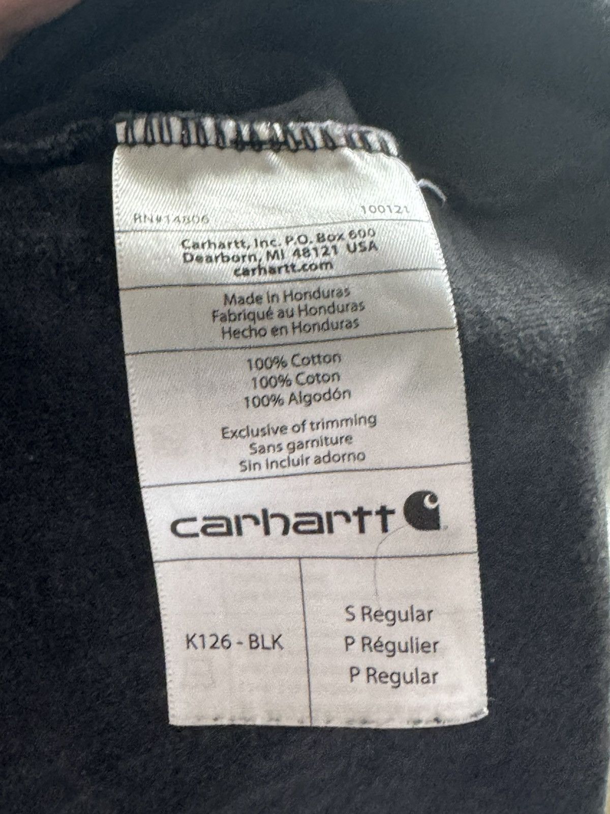 Carhartt Black Carhartt long sleeve pocket tee Size US M / EU 48-50 / 2 - 2 Thumbnail