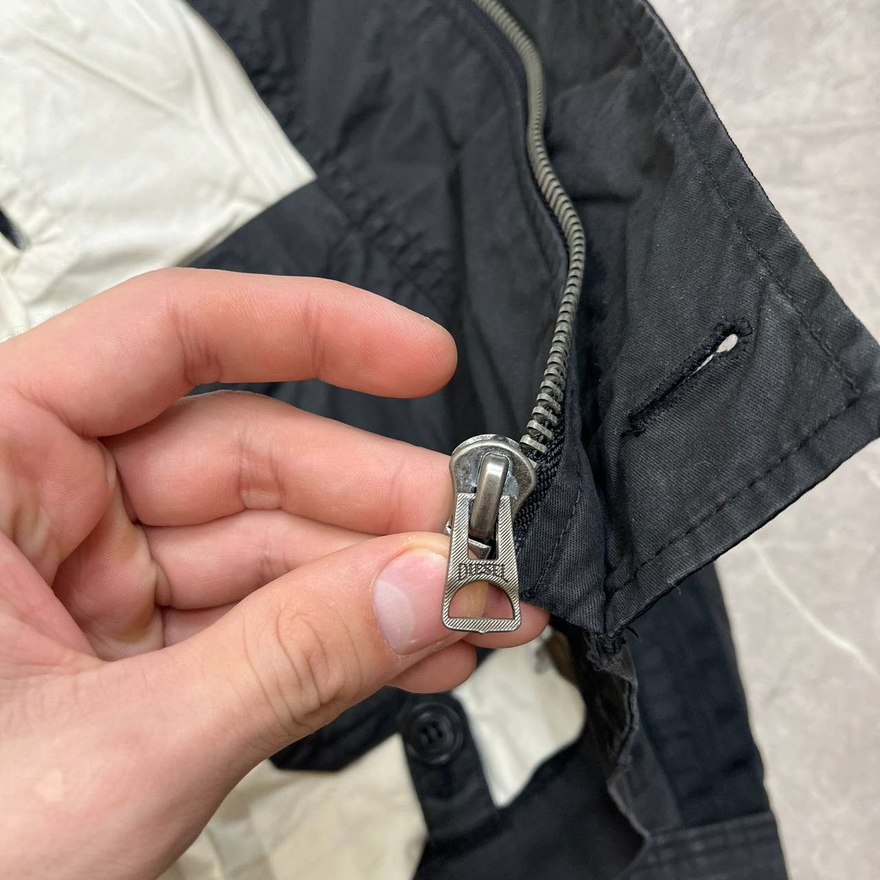 Diesel Vintage Diesel Base Metal Jacket Tapered Bomber Jacket Size US M / EU 48-50 / 2 - 12 Thumbnail