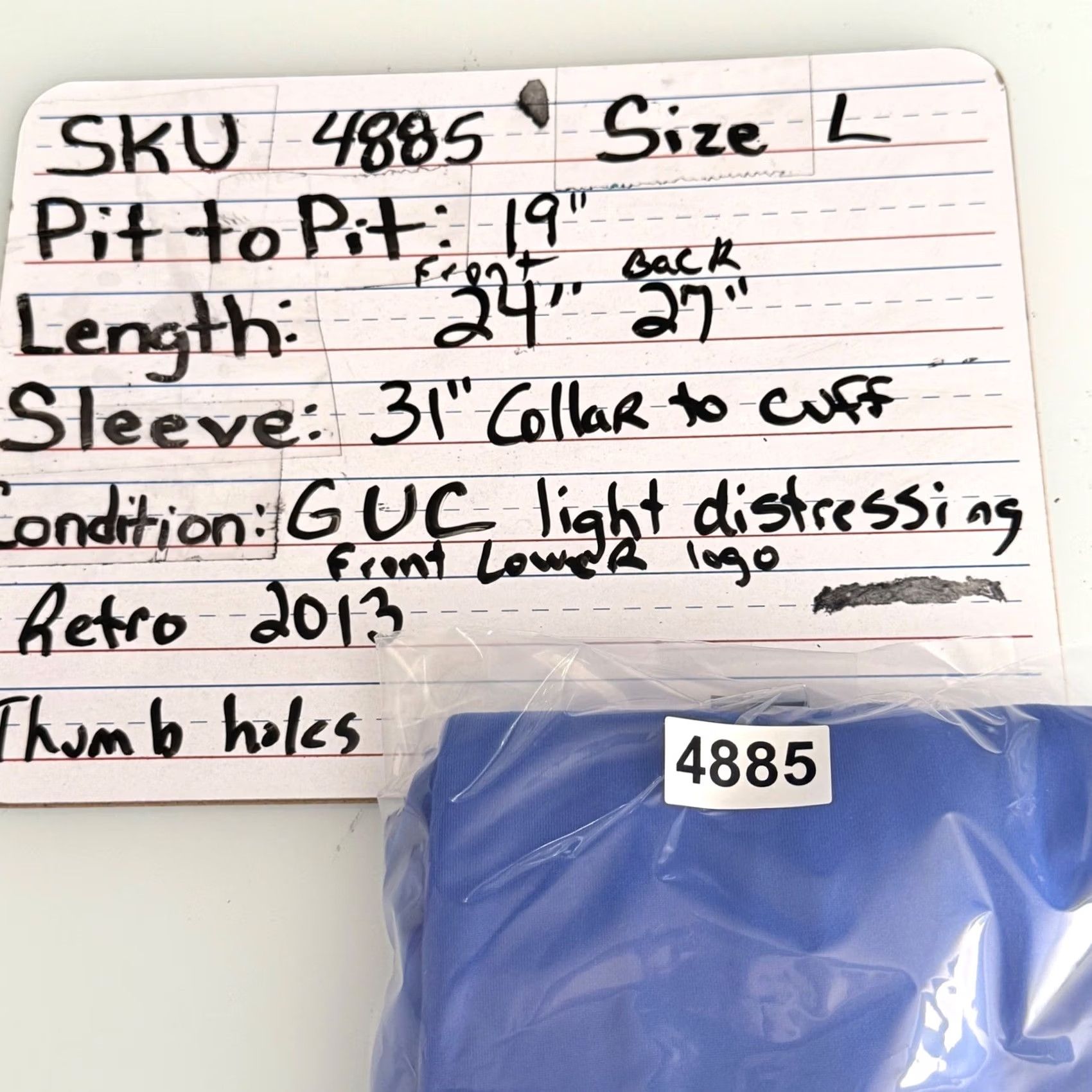 Old Navy Old Navy Womens L 1/4 Zip Pullover Blue Thumbholes Athleisure Gorpcore Raglan Sleeve Reflective Moisture Wicking 1/4 Zip Long Sleeve Semi-Fitted Size L / US 10 / IT 46 - 8 Thumbnail