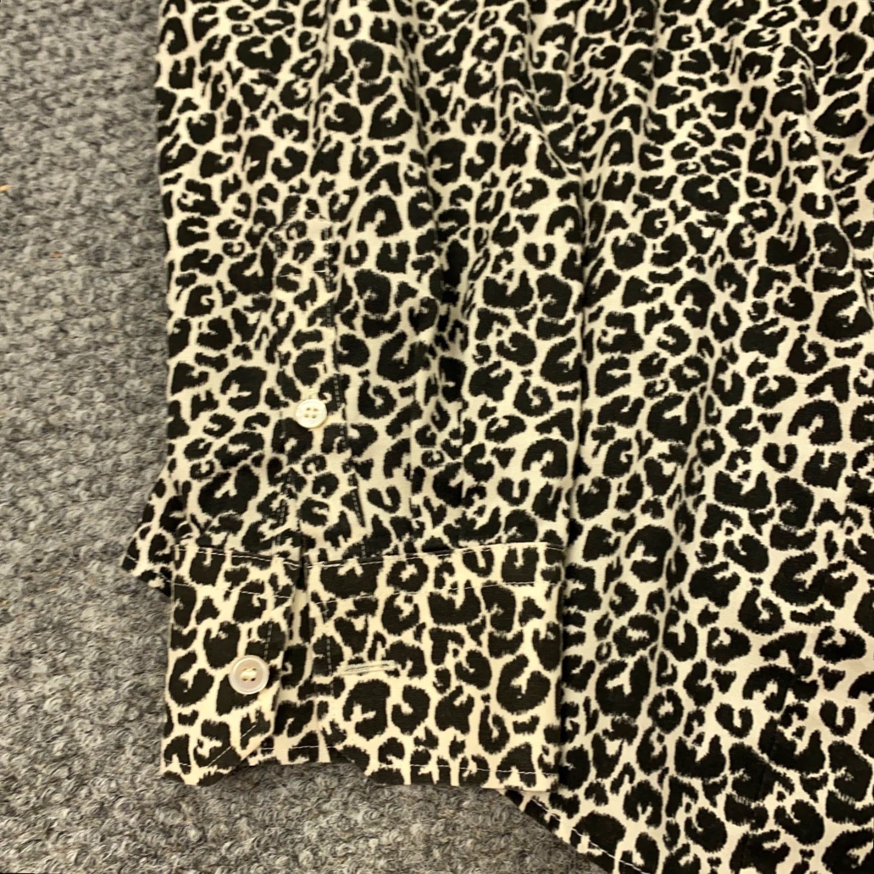 Talbots Talbots Shirt Womens Petite 18W Leopard Print Multicolor Wrinkle Resistant Button-Up Long Sleeve Collared Size XXL / US 16-18 / IT 52-54 - 5 Thumbnail
