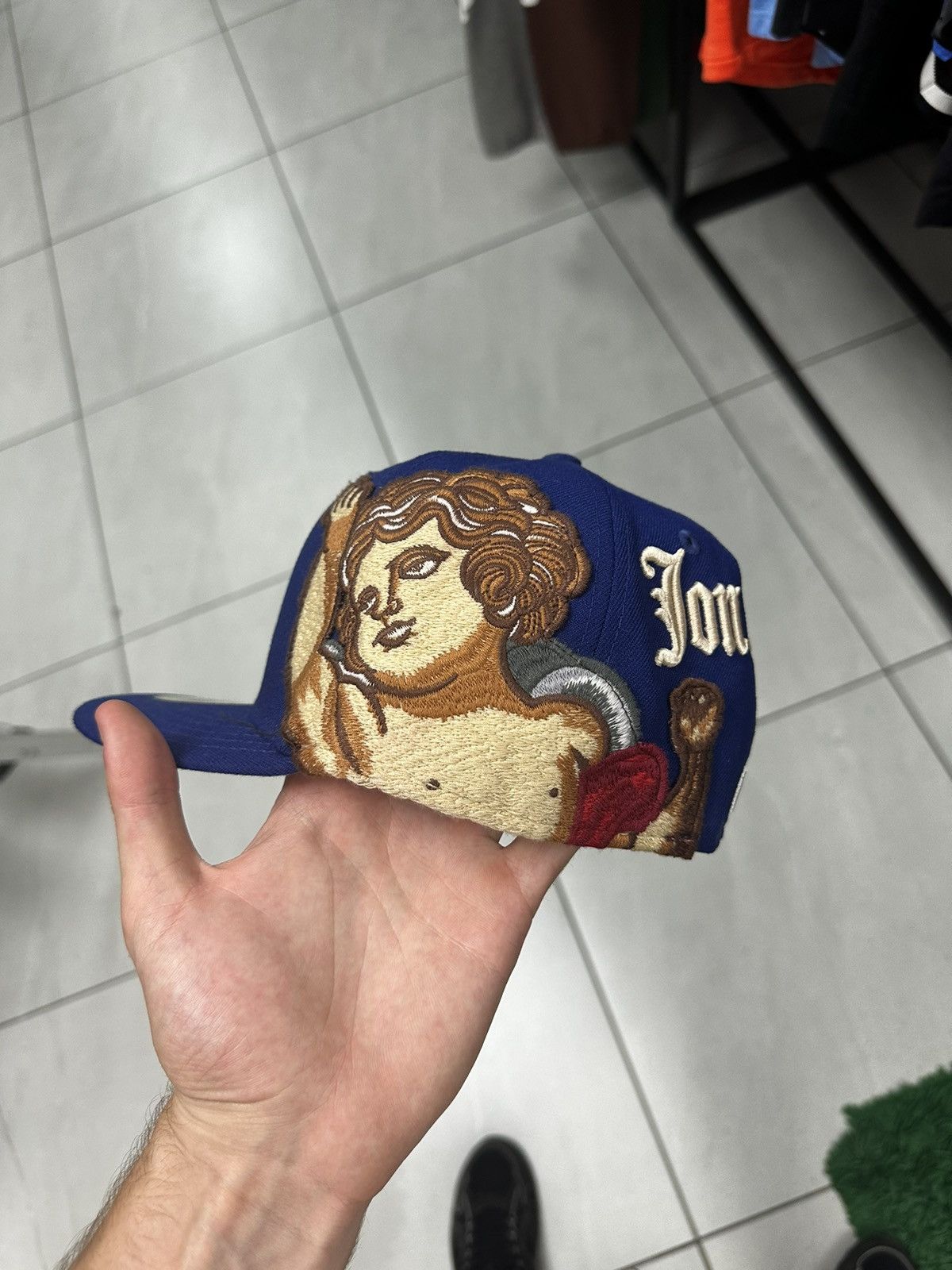Jon Stan NYC LA Dodgers Fitted Cap Blue John Stan Size ONE SIZE - 3 Thumbnail